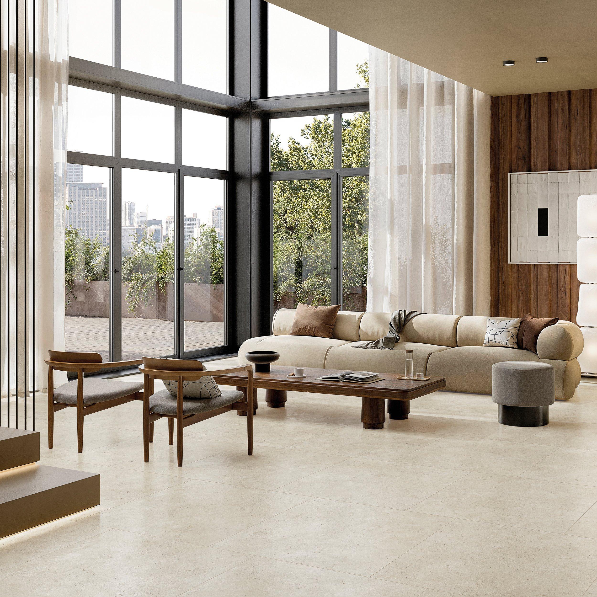 Rochelle Blanc Satin Porcelain Tile