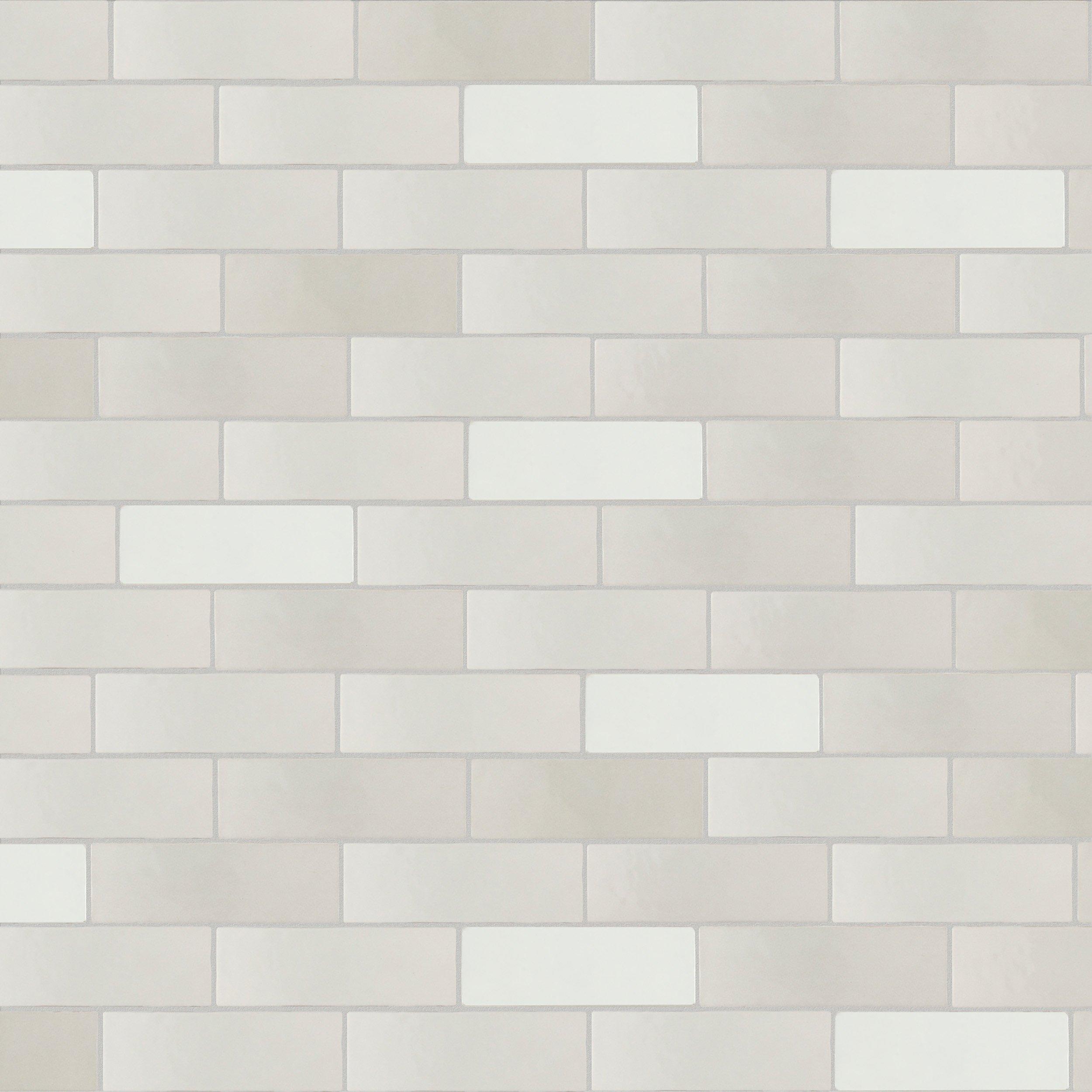 Zellige Pearl Opal Polished Ceramic Tile