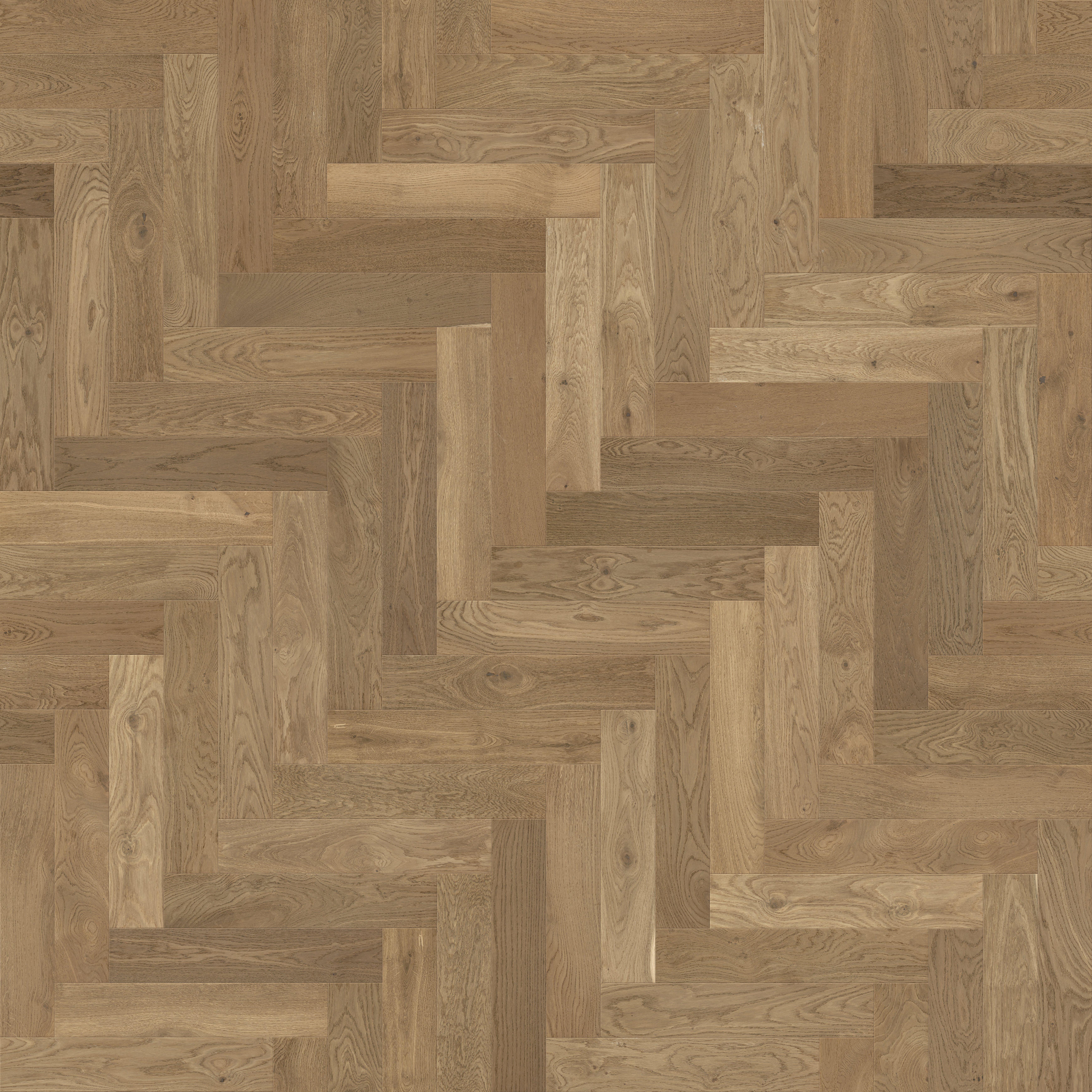 Louie Herringbone White Oak Wire Brushed Engineered Hardwood