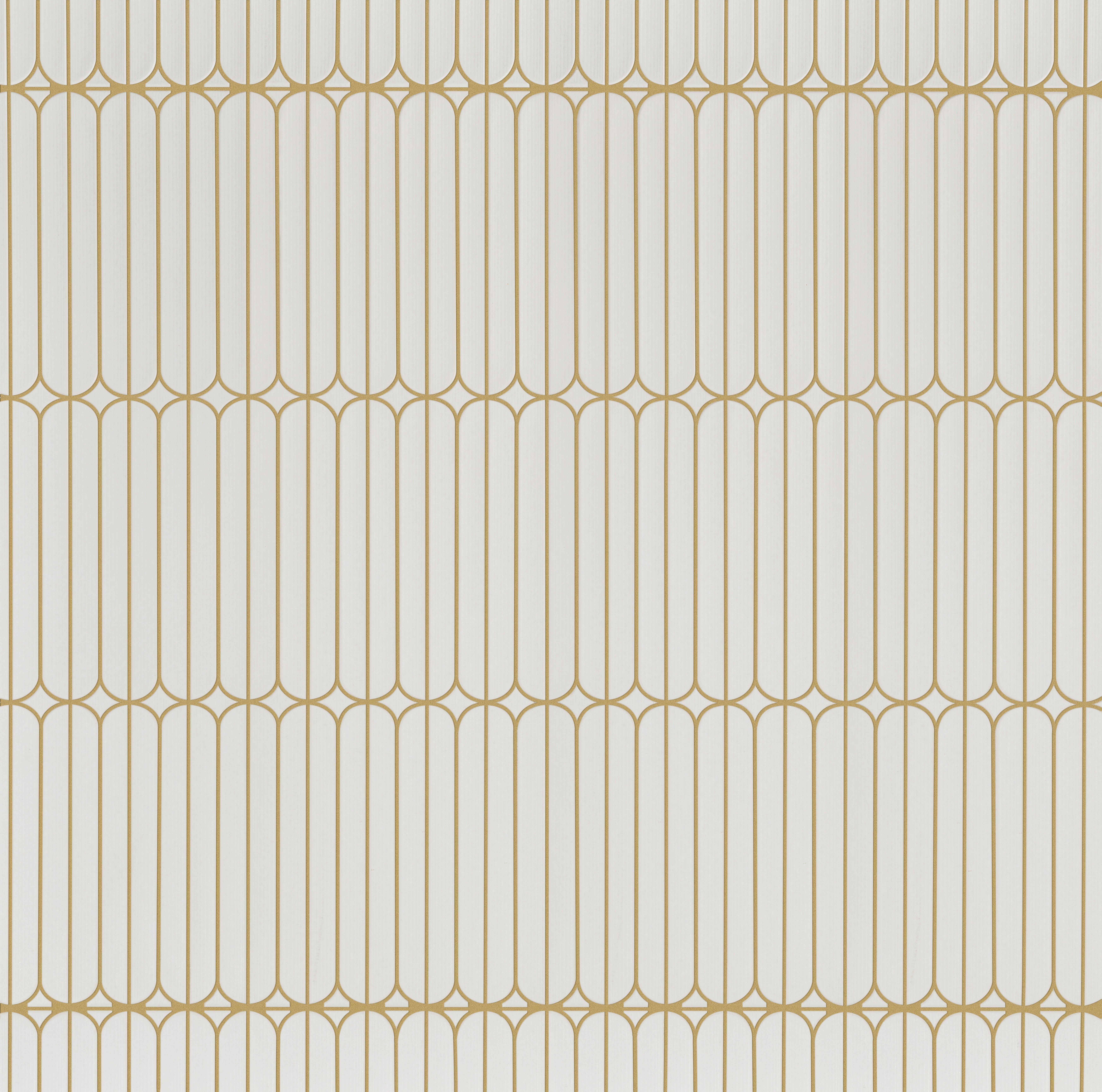 Midcentury Blanc Ceramic Tile