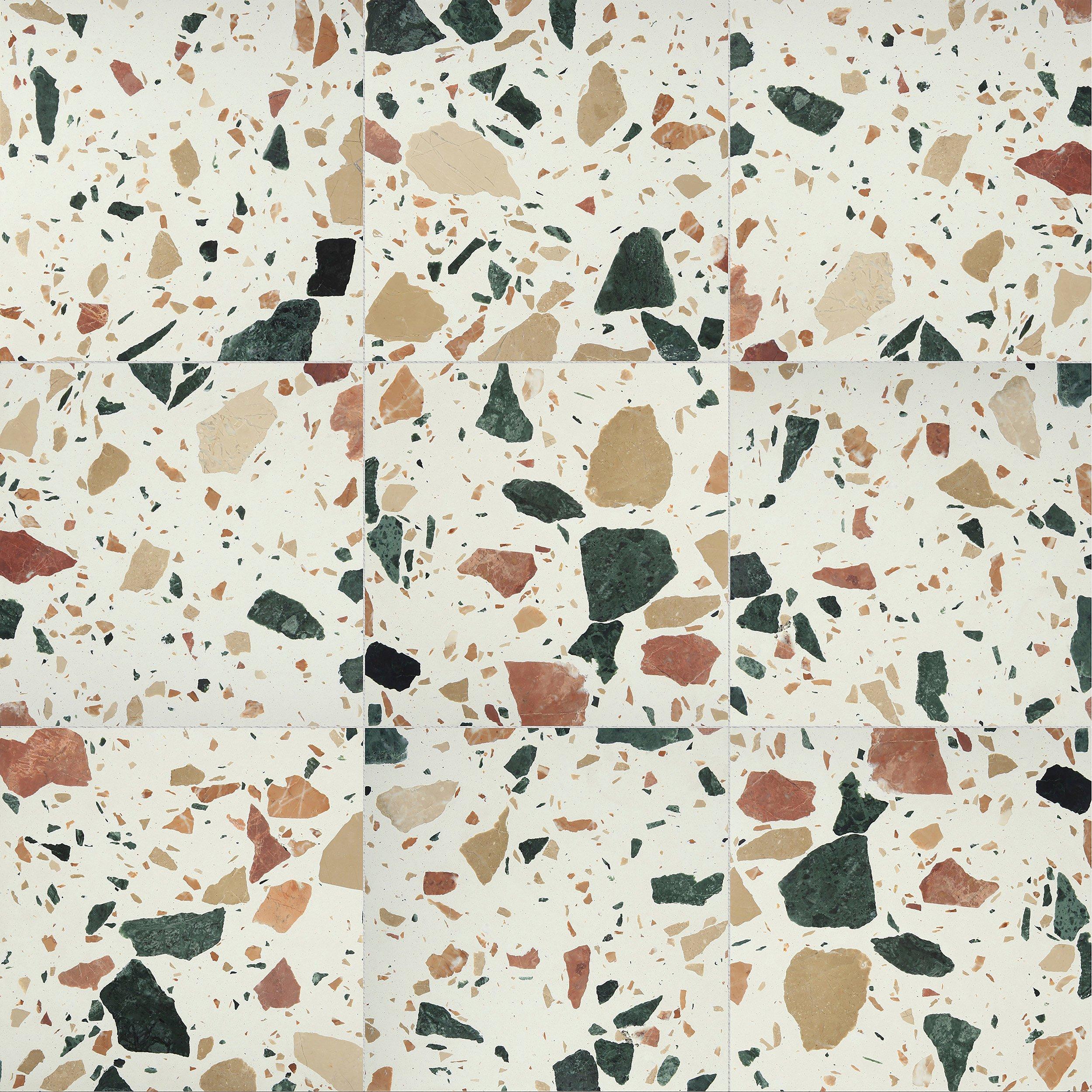 Candy Chip Honed Terrazzo Tile