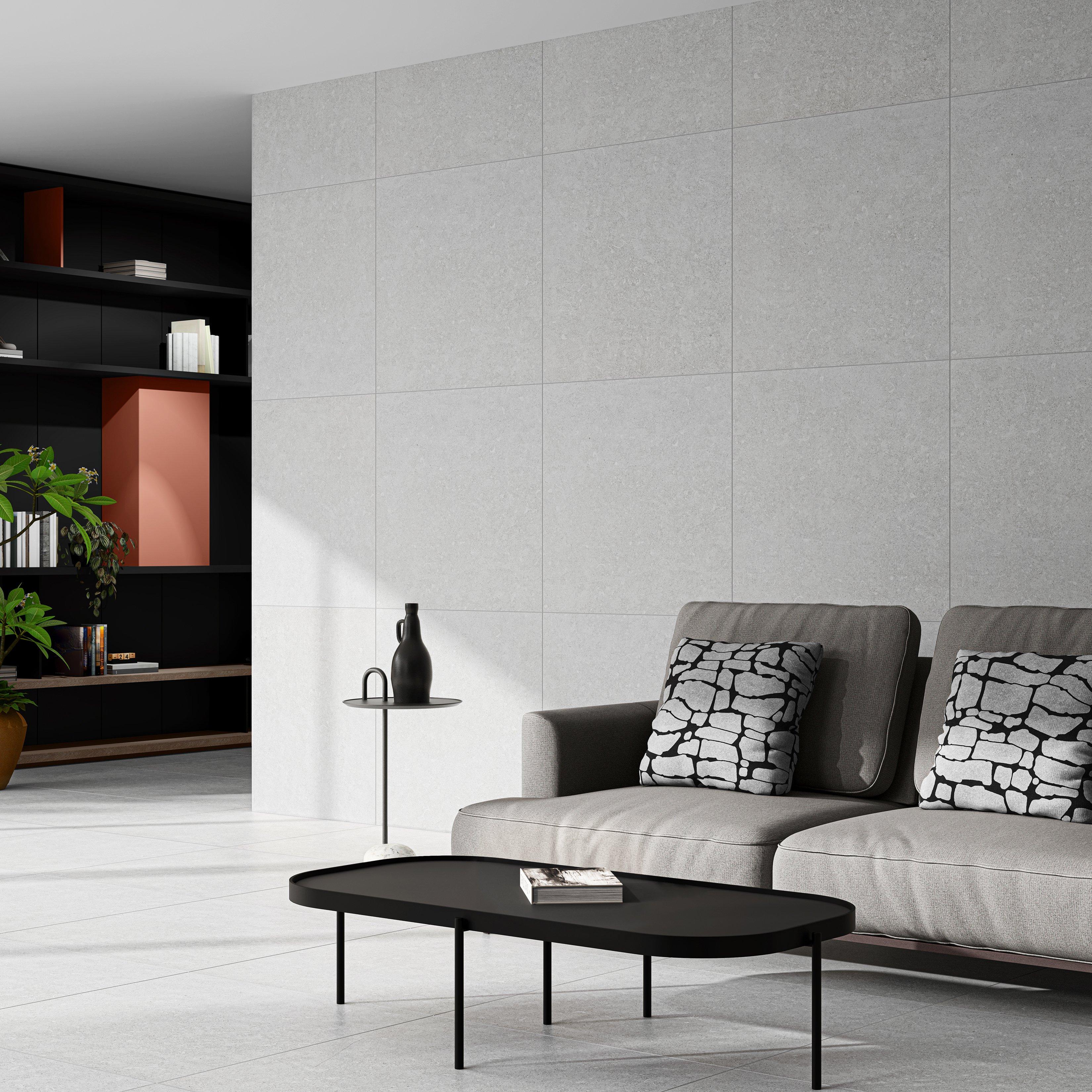 Caliza Gris Matte Porcelain Tile