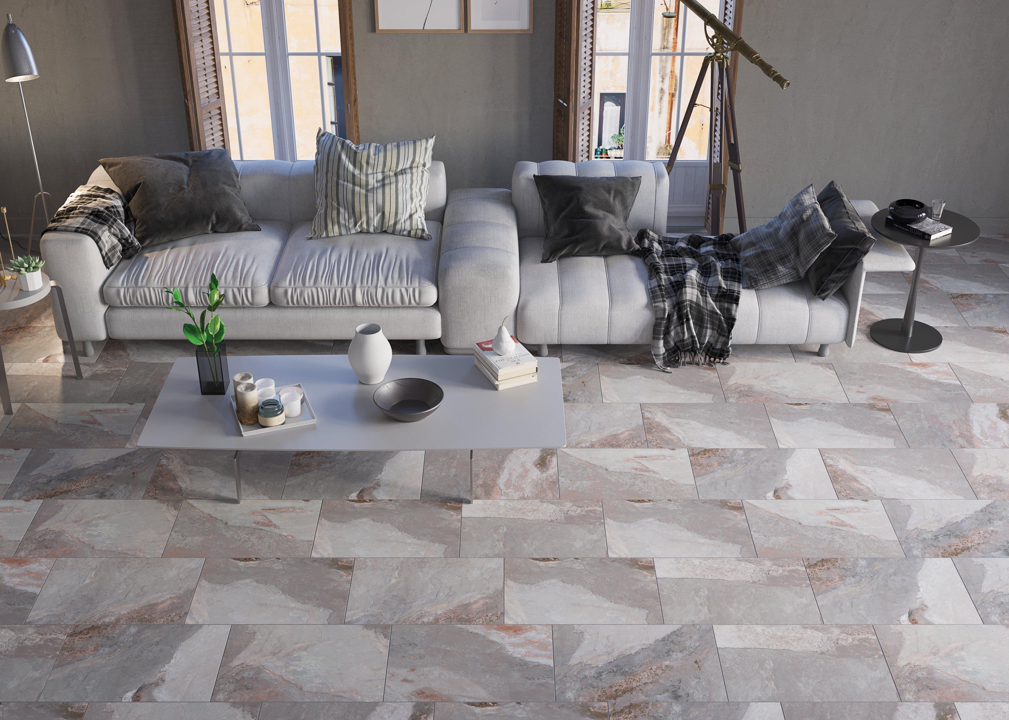 Paisley Slate Matte Porcelain Tile
