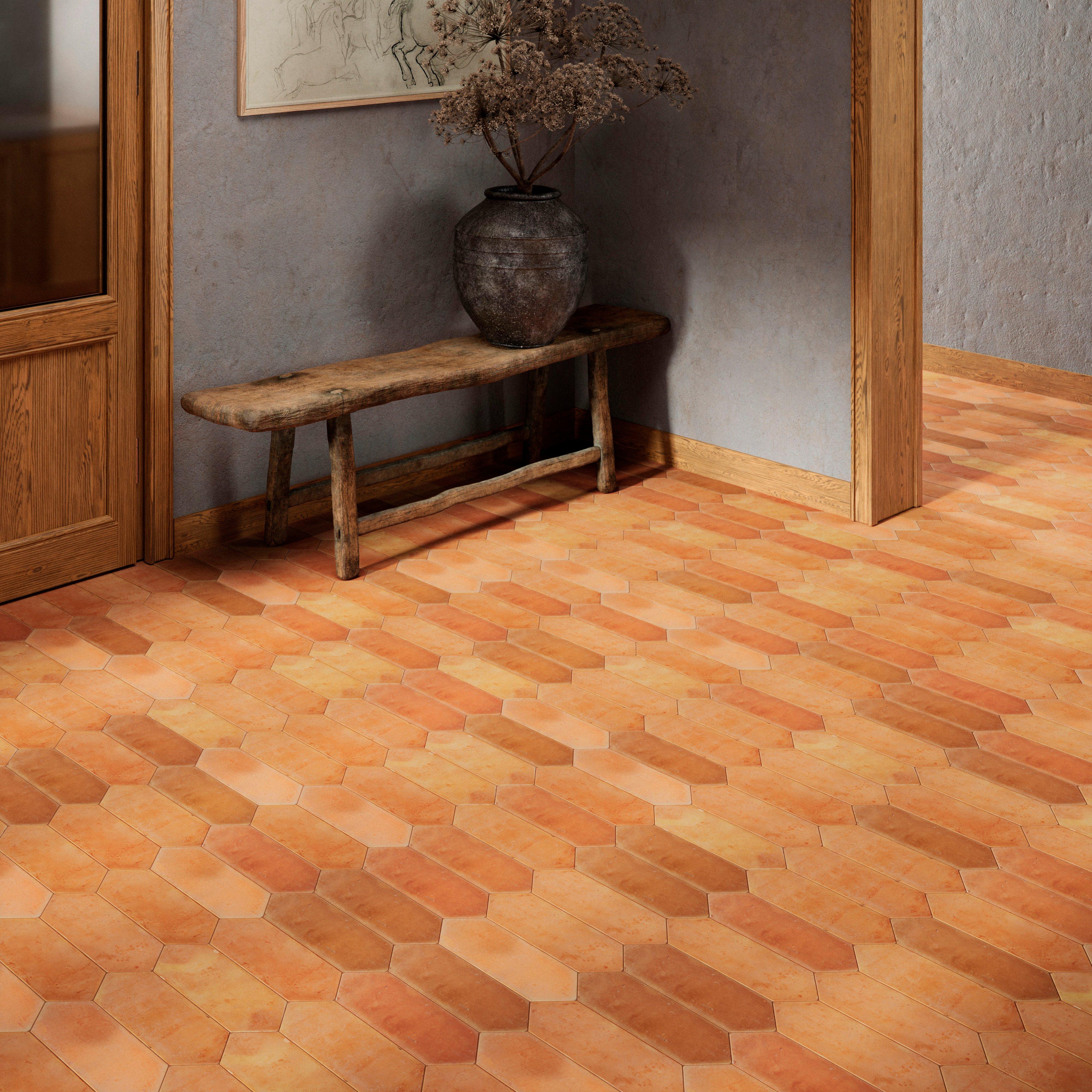 Sealed Picket Matte Saltillo Tile