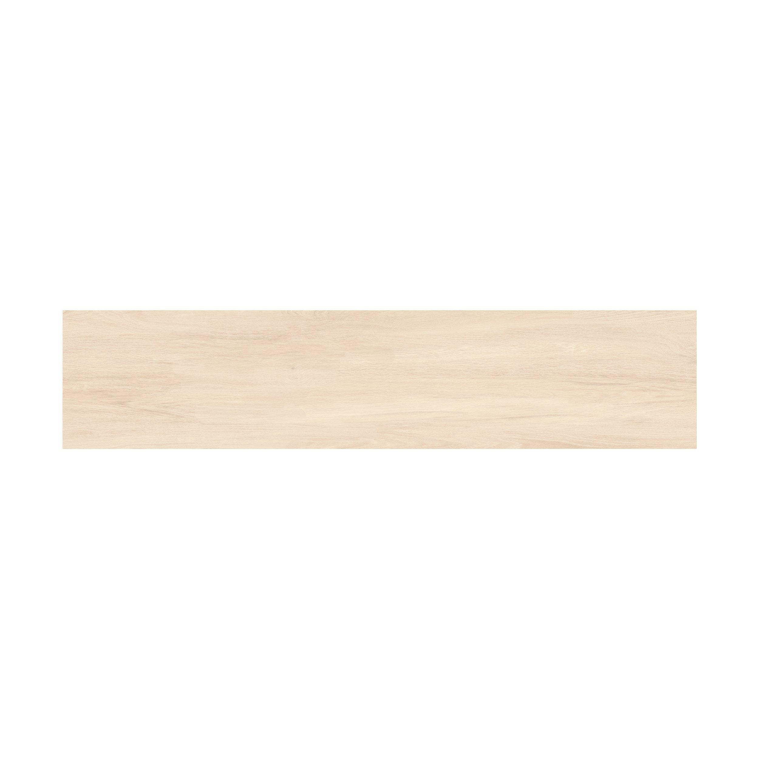 Birch Blonde Wood Plank Matte Ceramic Tile
