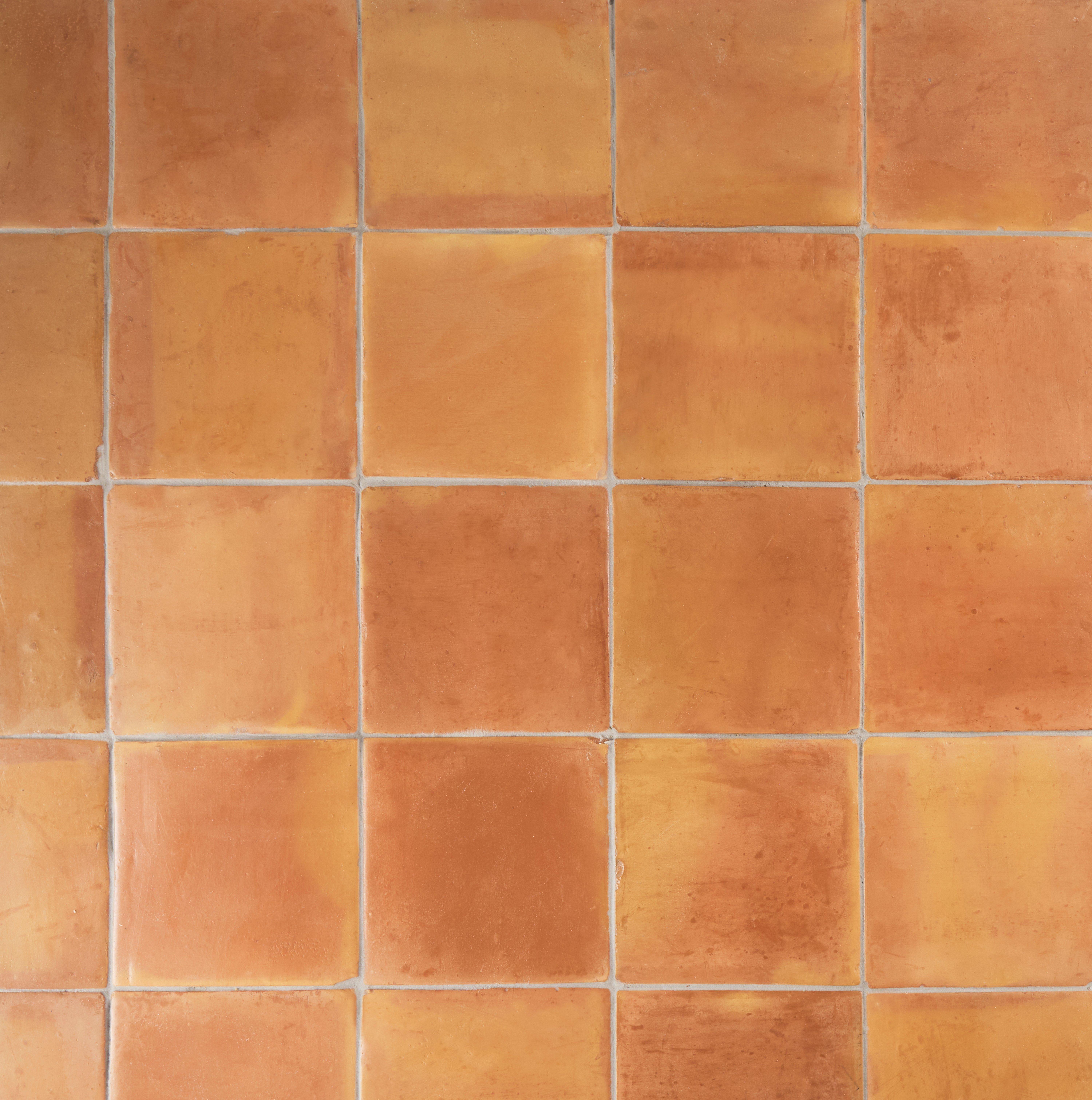 Sealed Square Matte Saltillo Tile