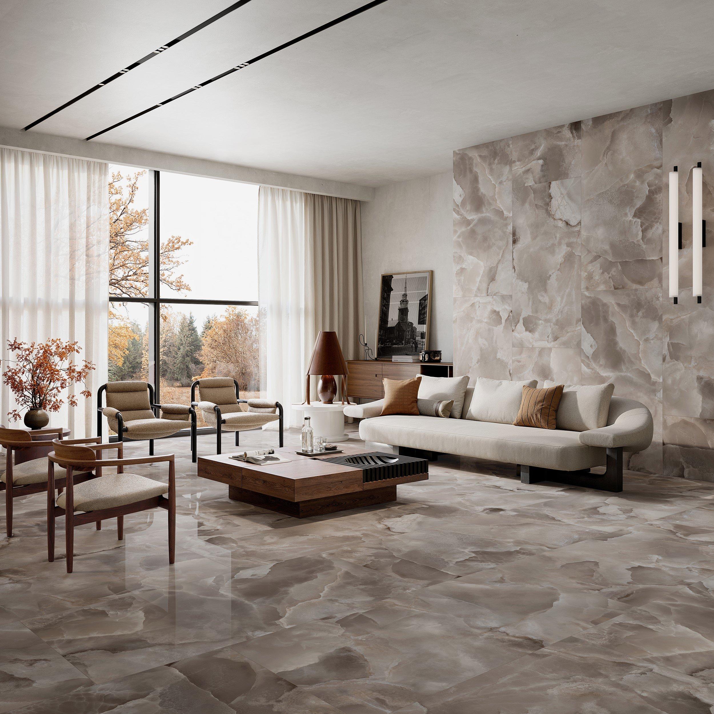 Luminare Bruno Polished Porcelain Tile