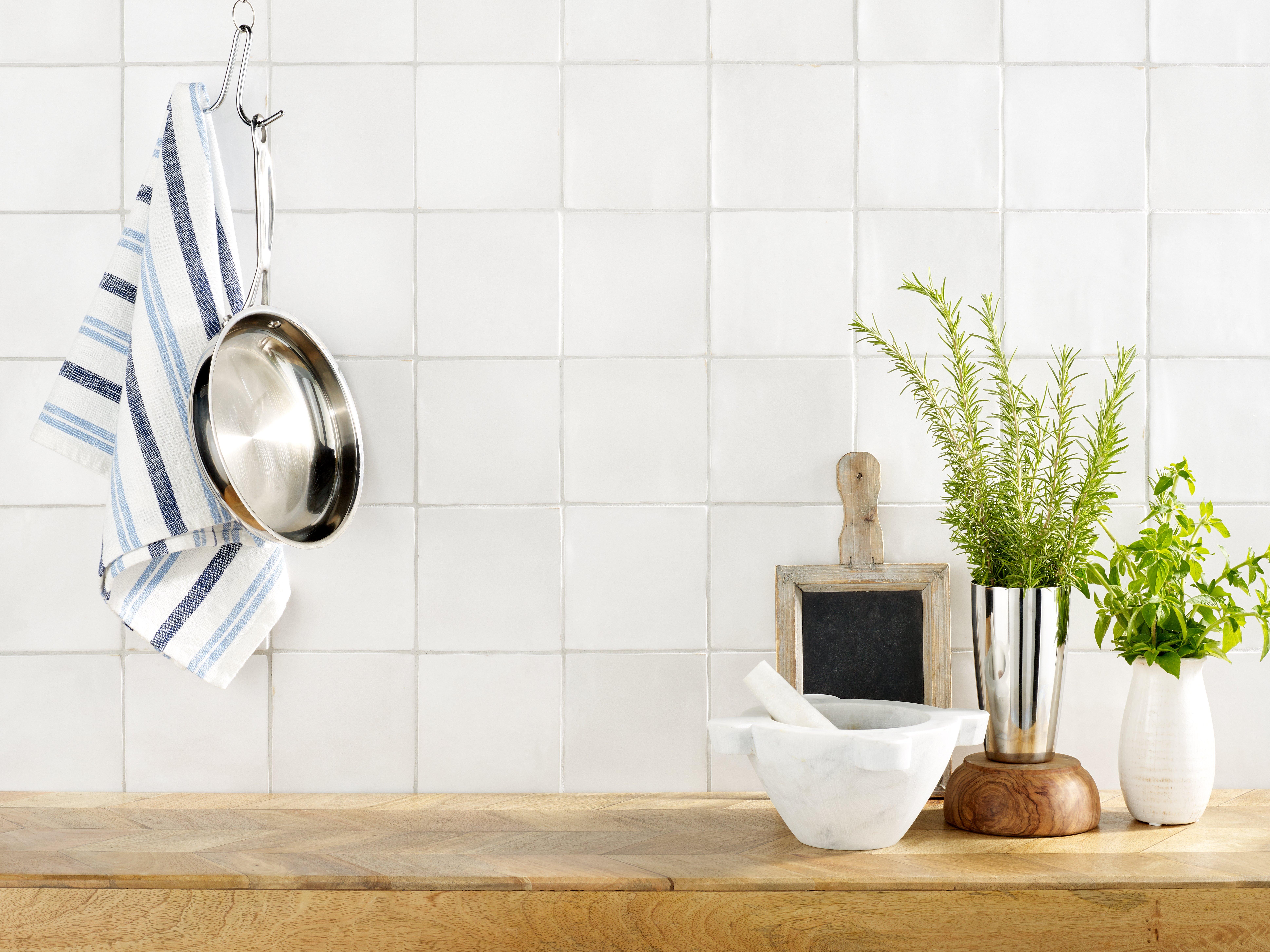 Zellige Perla Polished Ceramic Tile