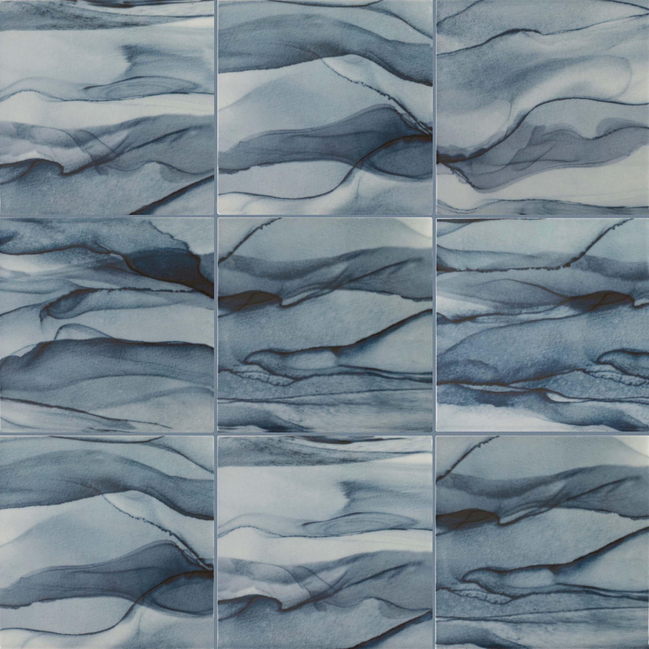 Pacific Azul High Gloss Porcelain Tile