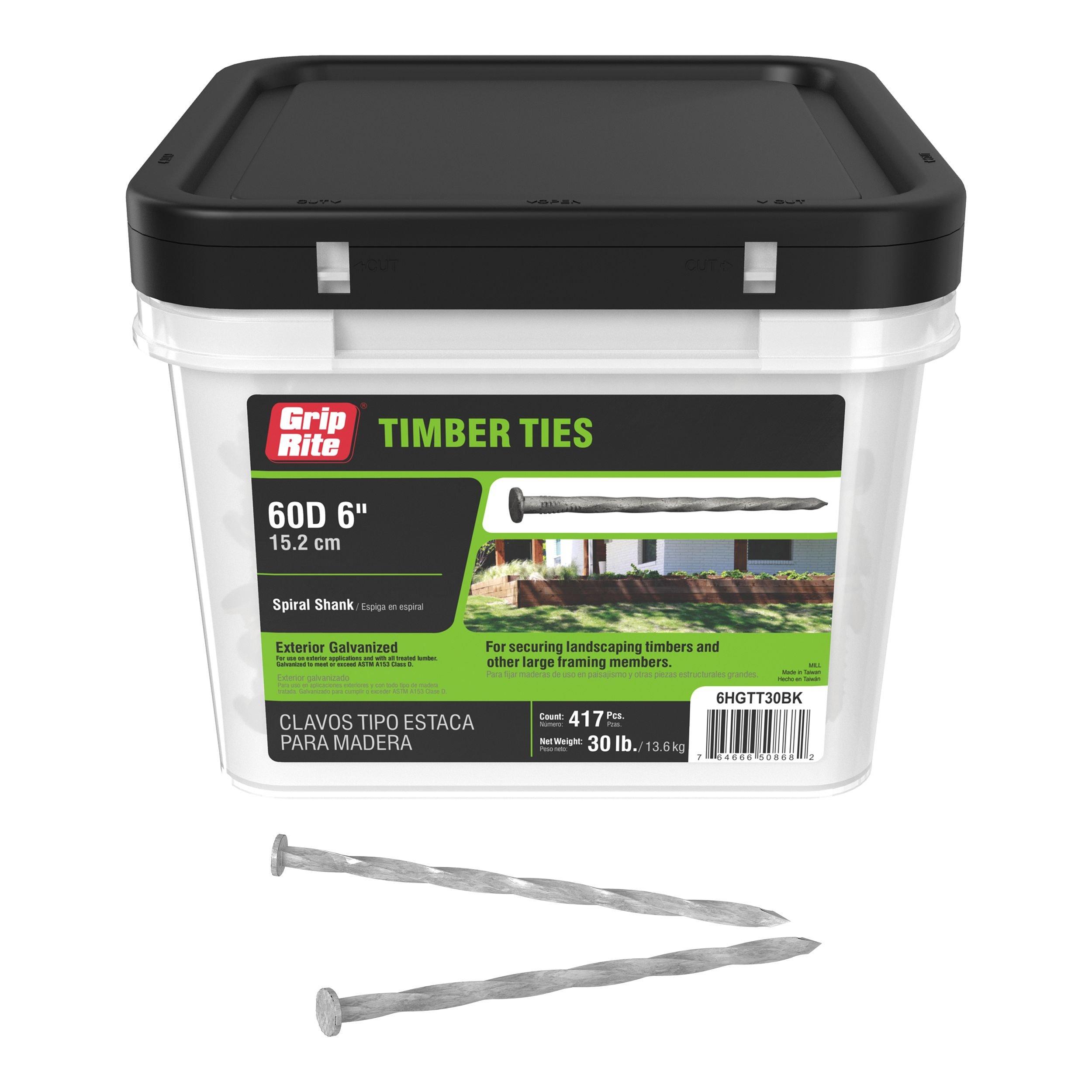 Grip-Rite 6in. Turf Nails 30lb Bucket