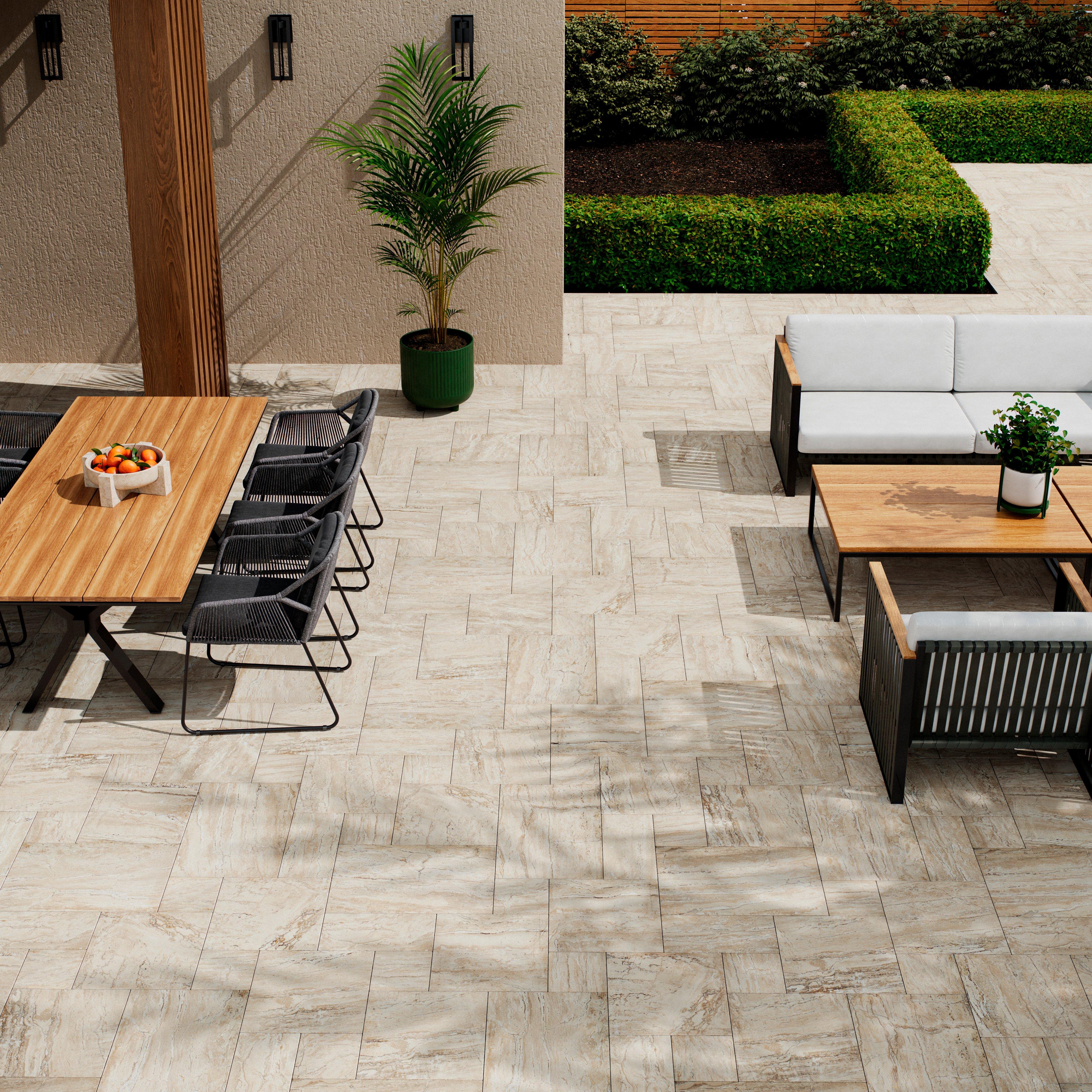 Valera Honed Travertine 3cm Paver