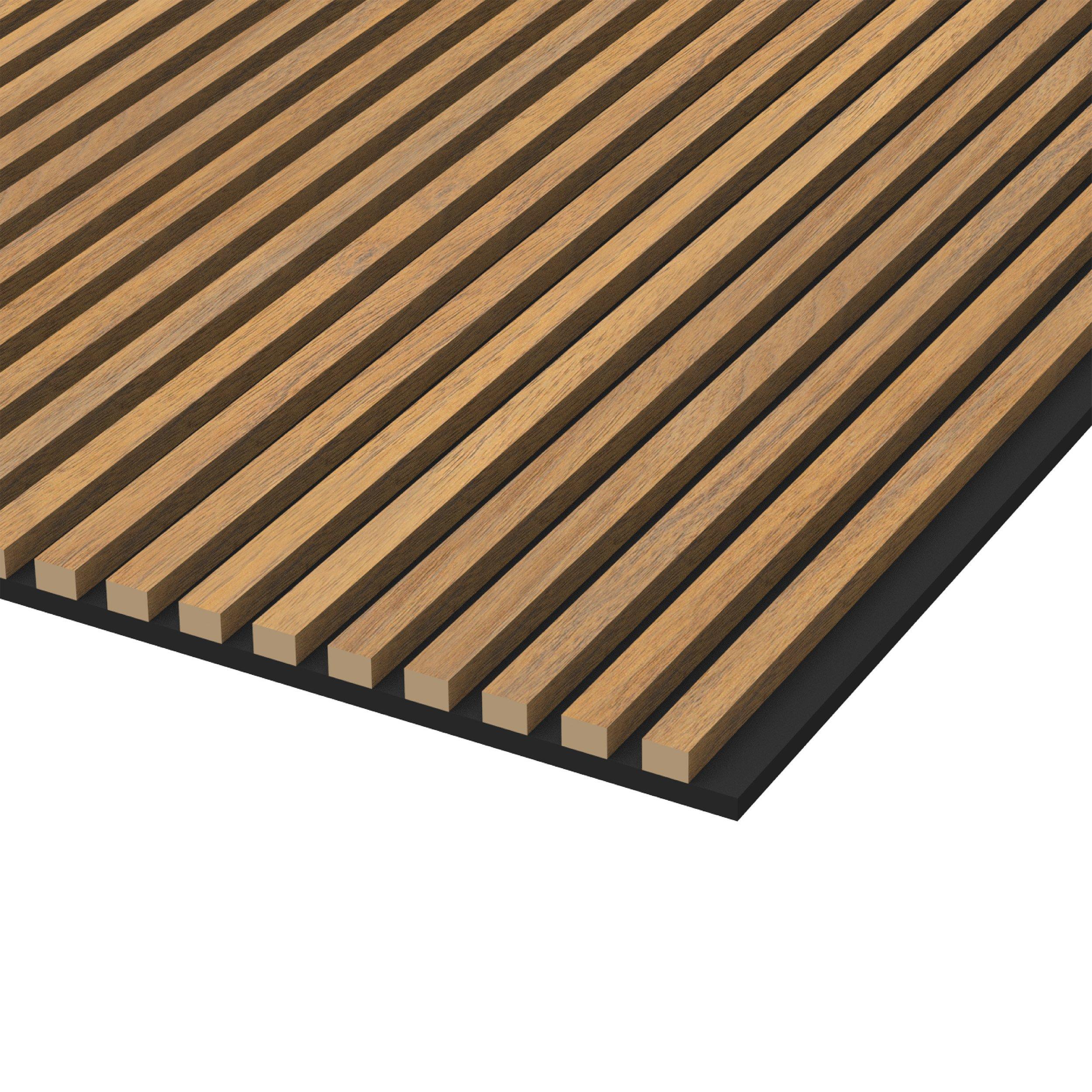 Massy Pecan Wood Wall Acoustic Panel