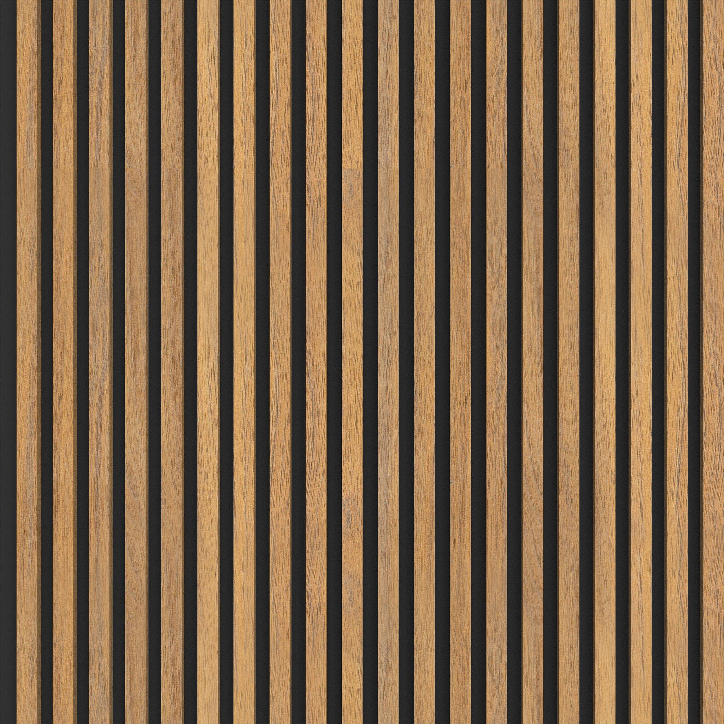 Massy Pecan Wood Wall Acoustic Panel