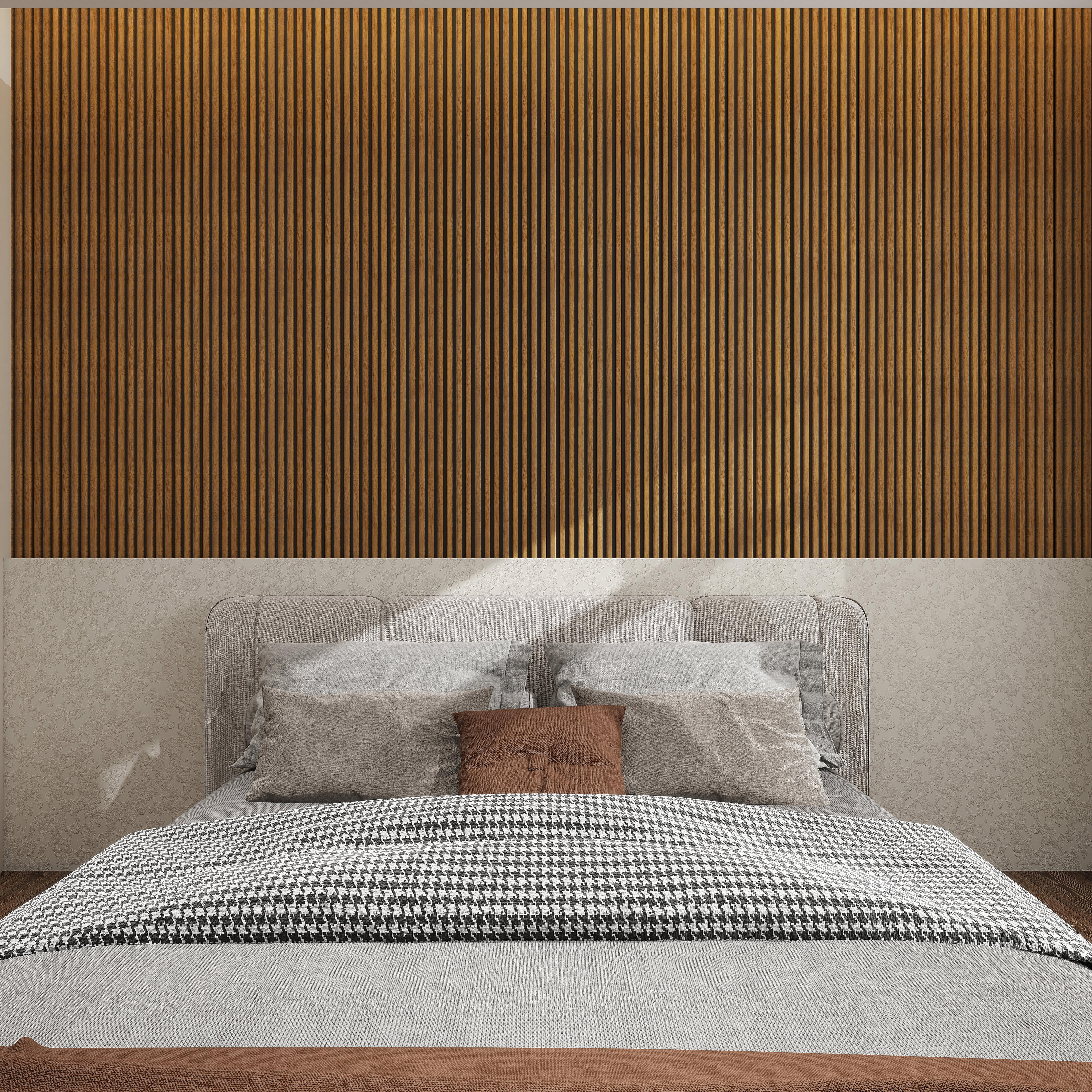 Massy Pecan Wood Wall Acoustic Panel
