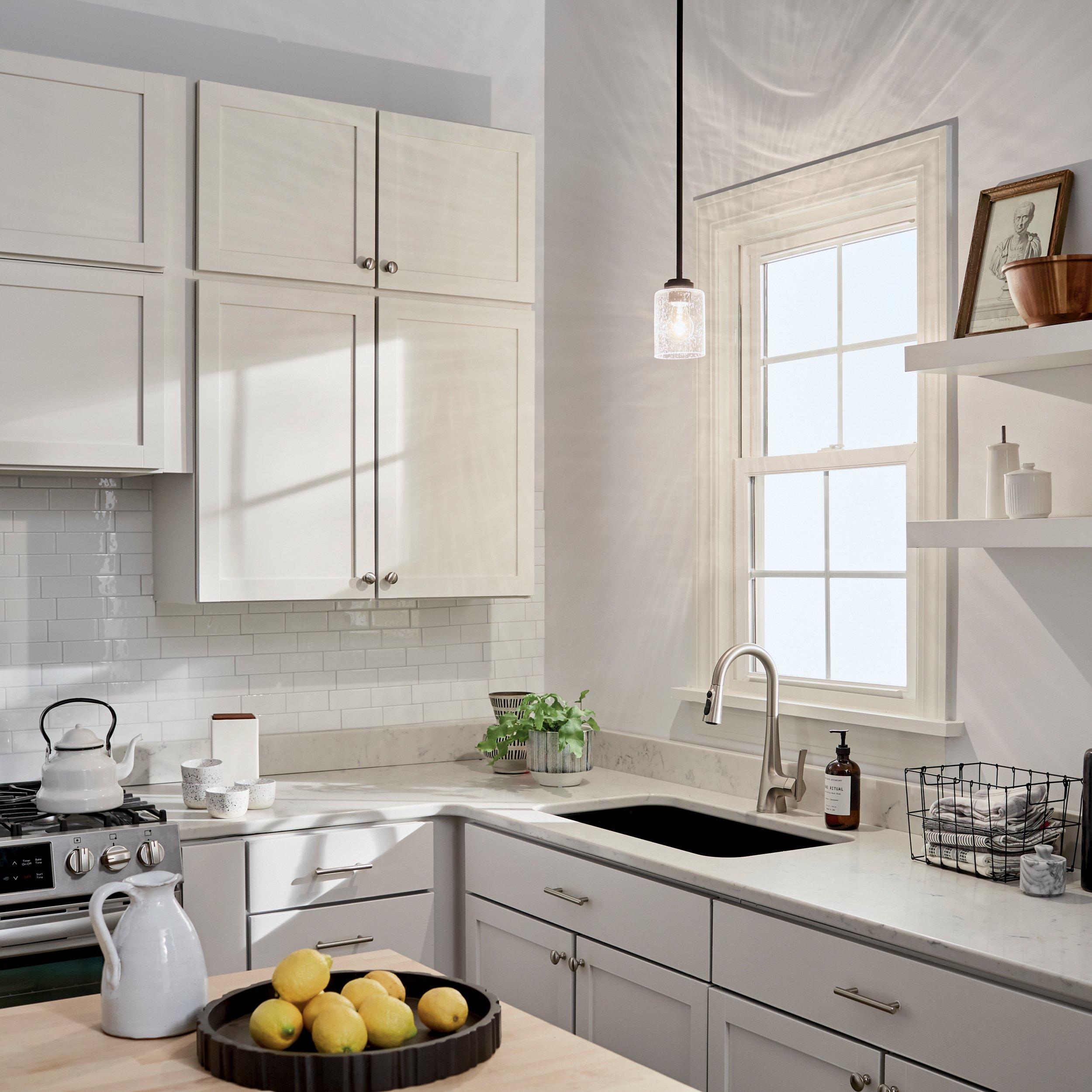 Winslow Brushed Bronze Single Pendant Light