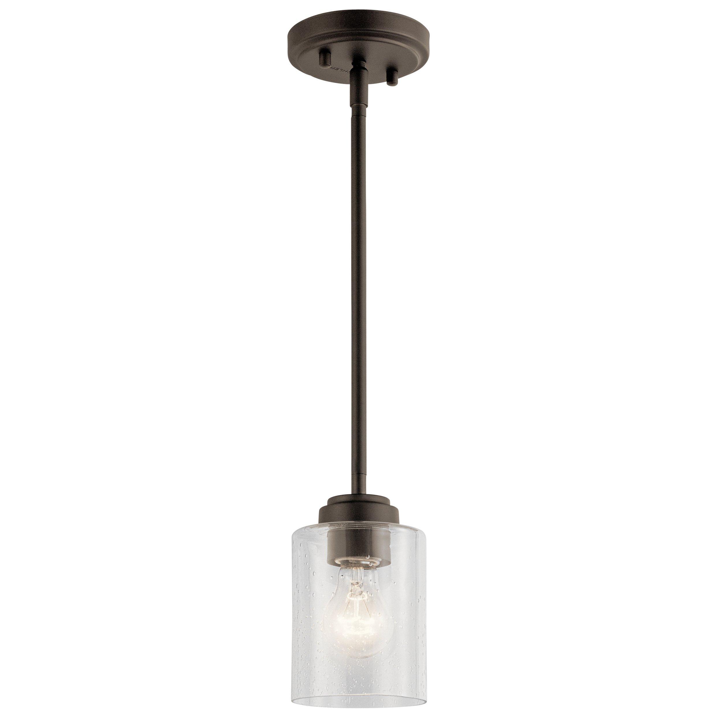 Winslow Brushed Bronze Single Pendant Light