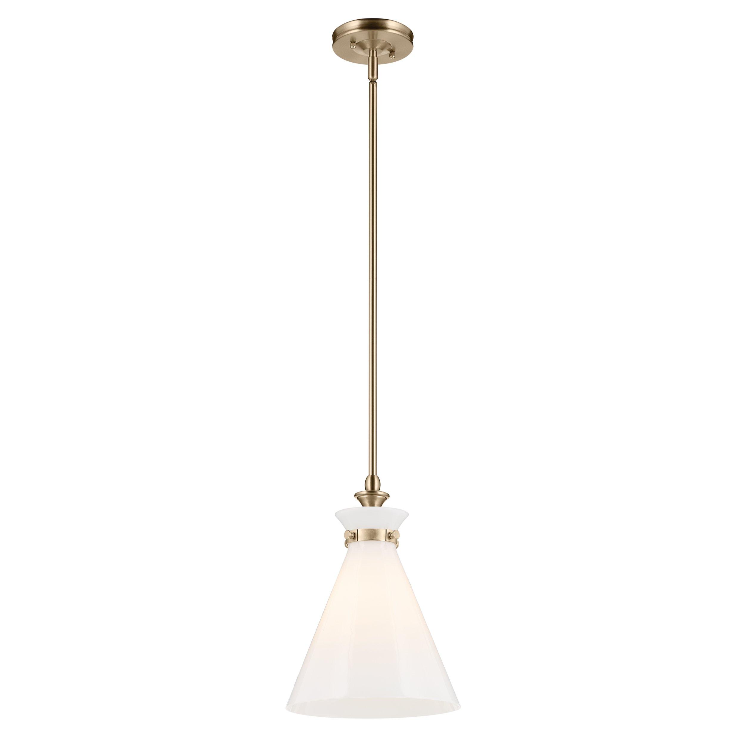 Laria Brushed Gold Single Pendant Light