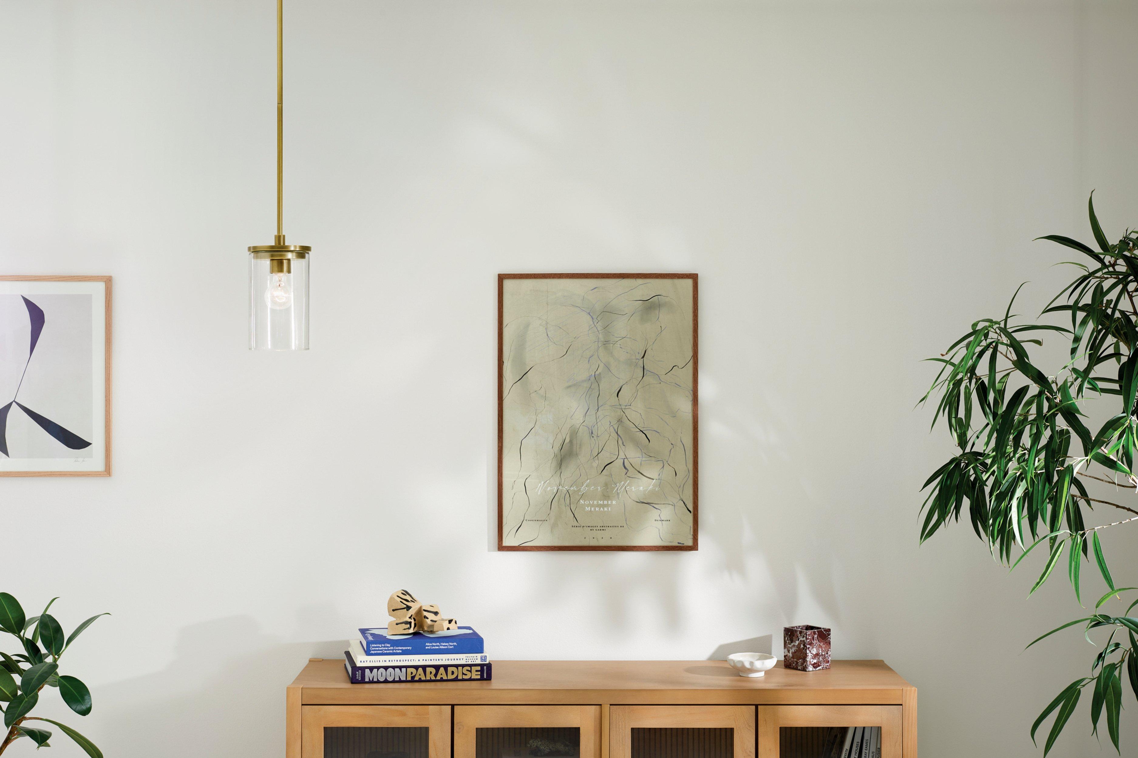 Crosby Brushed Gold Single Pendant Light
