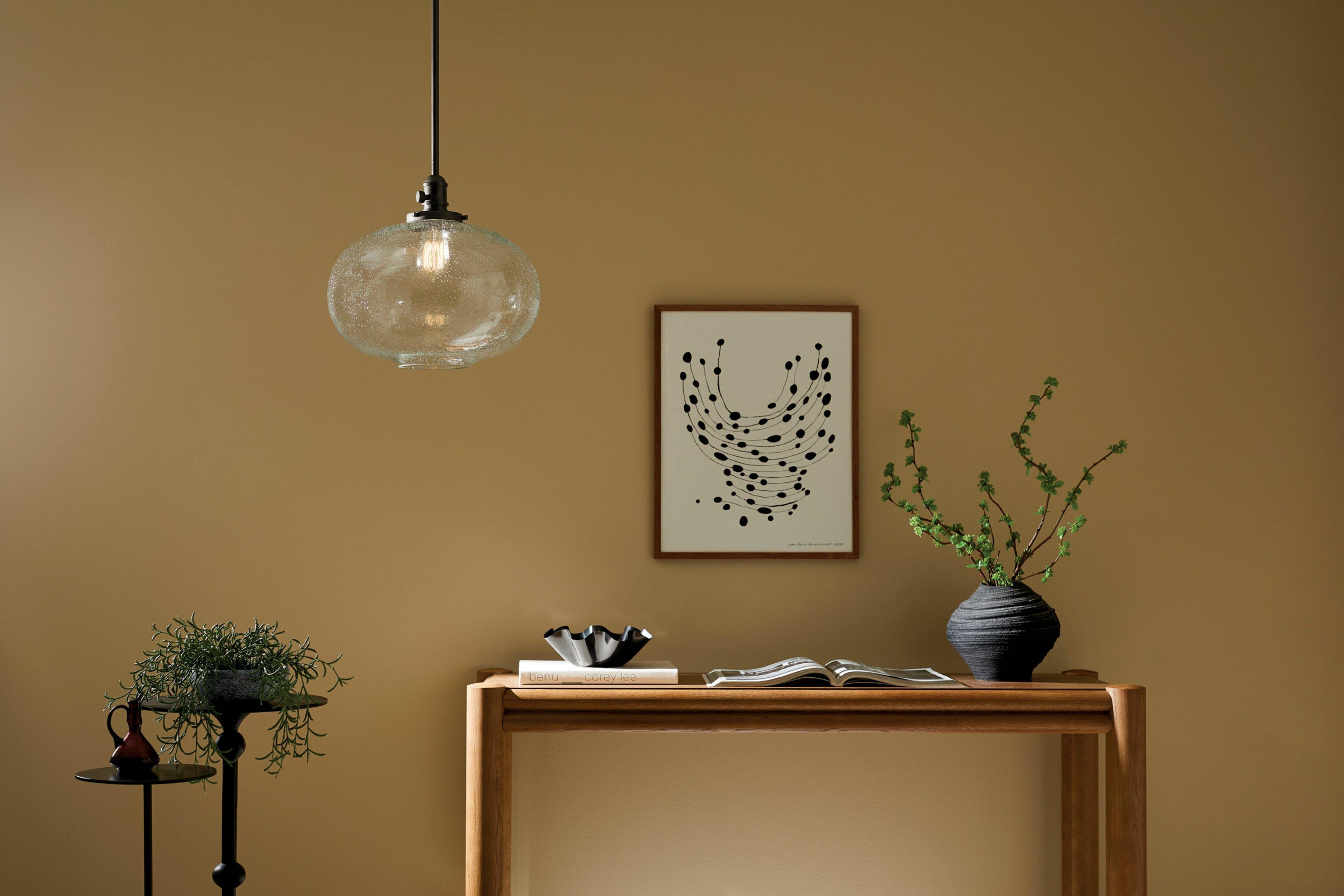 Avery Brushed Bronze Globe Single Pendant Light