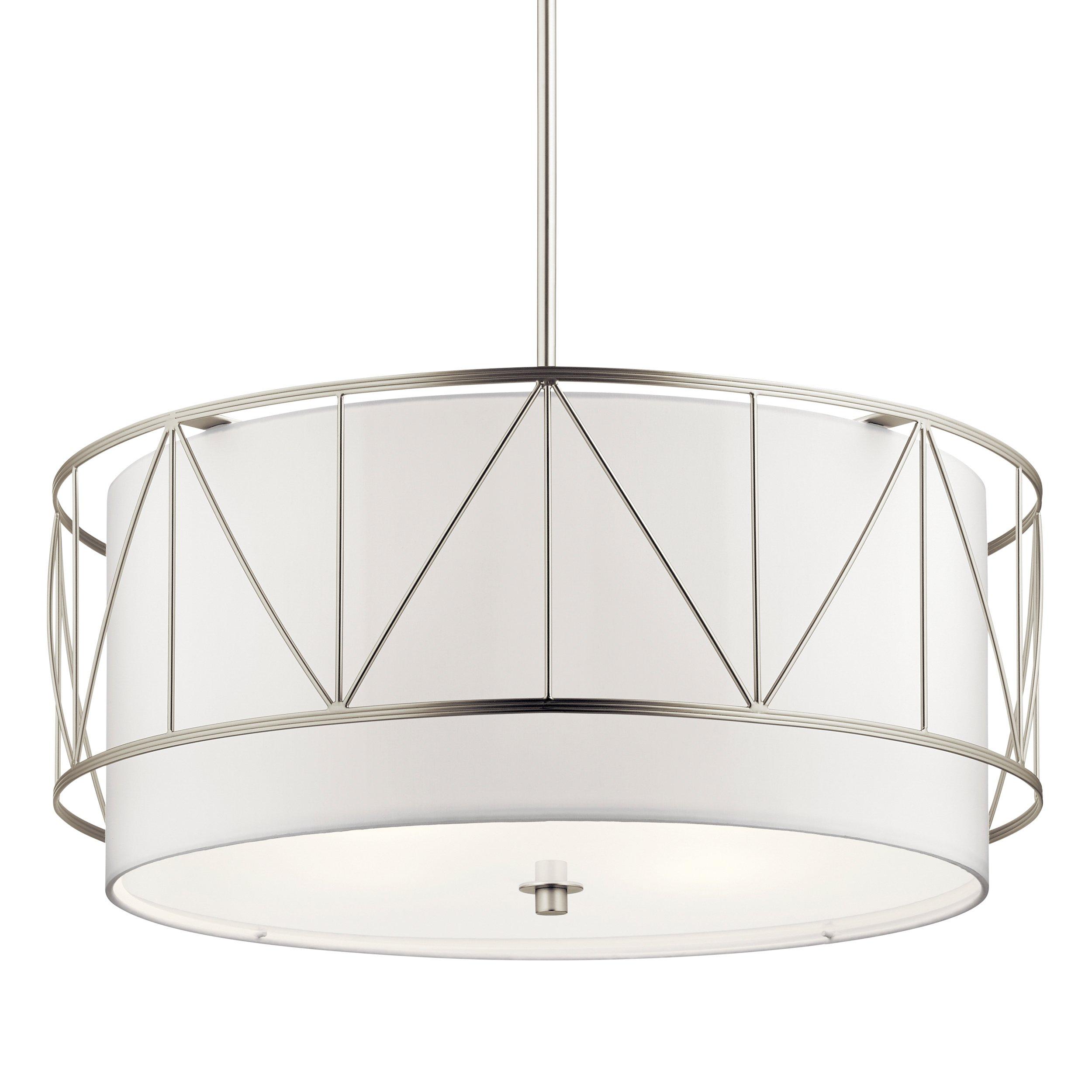 Birkleigh Brushed Nickel Quadruple Pendant Light