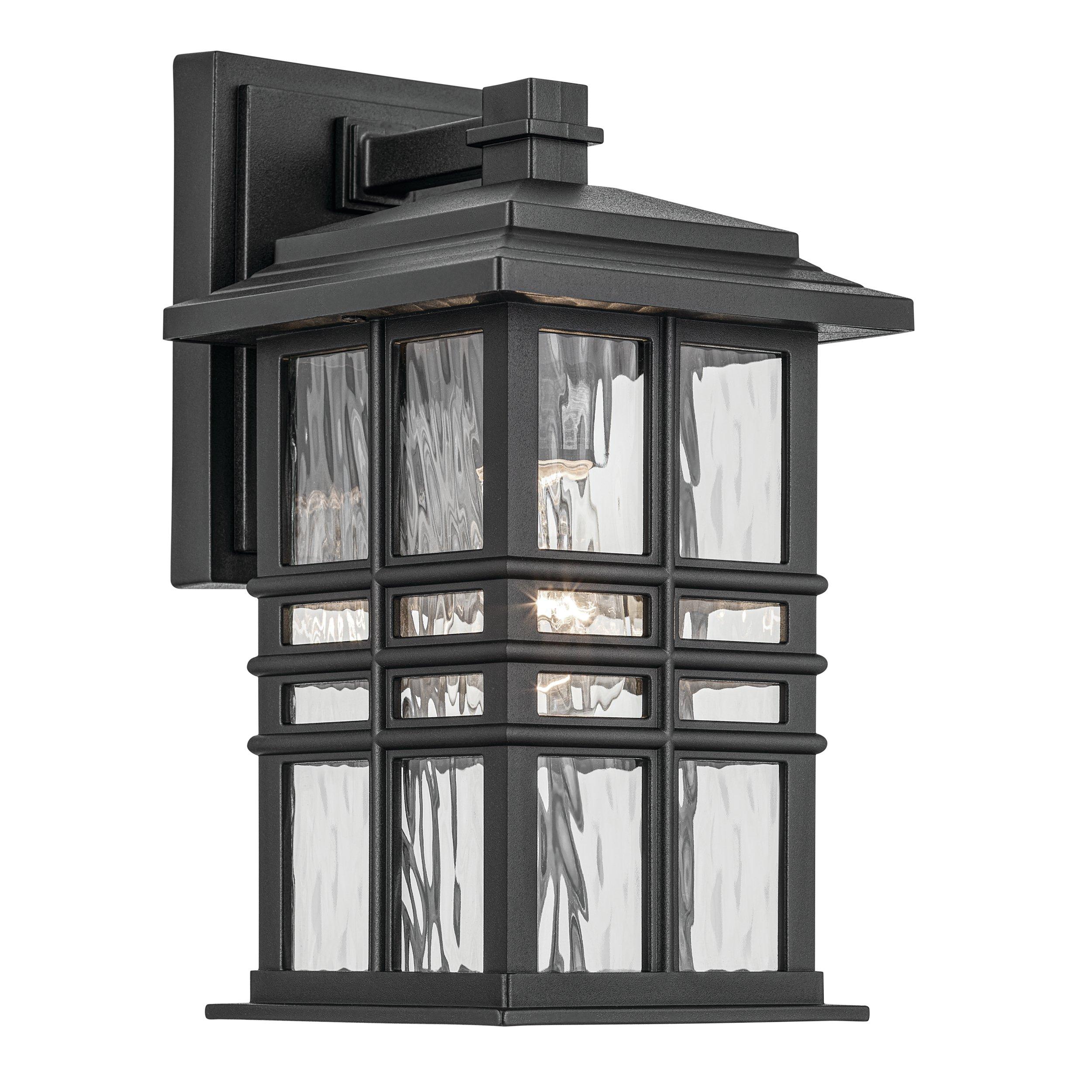 Beacon Tetured Black Outdoor Single Sconce