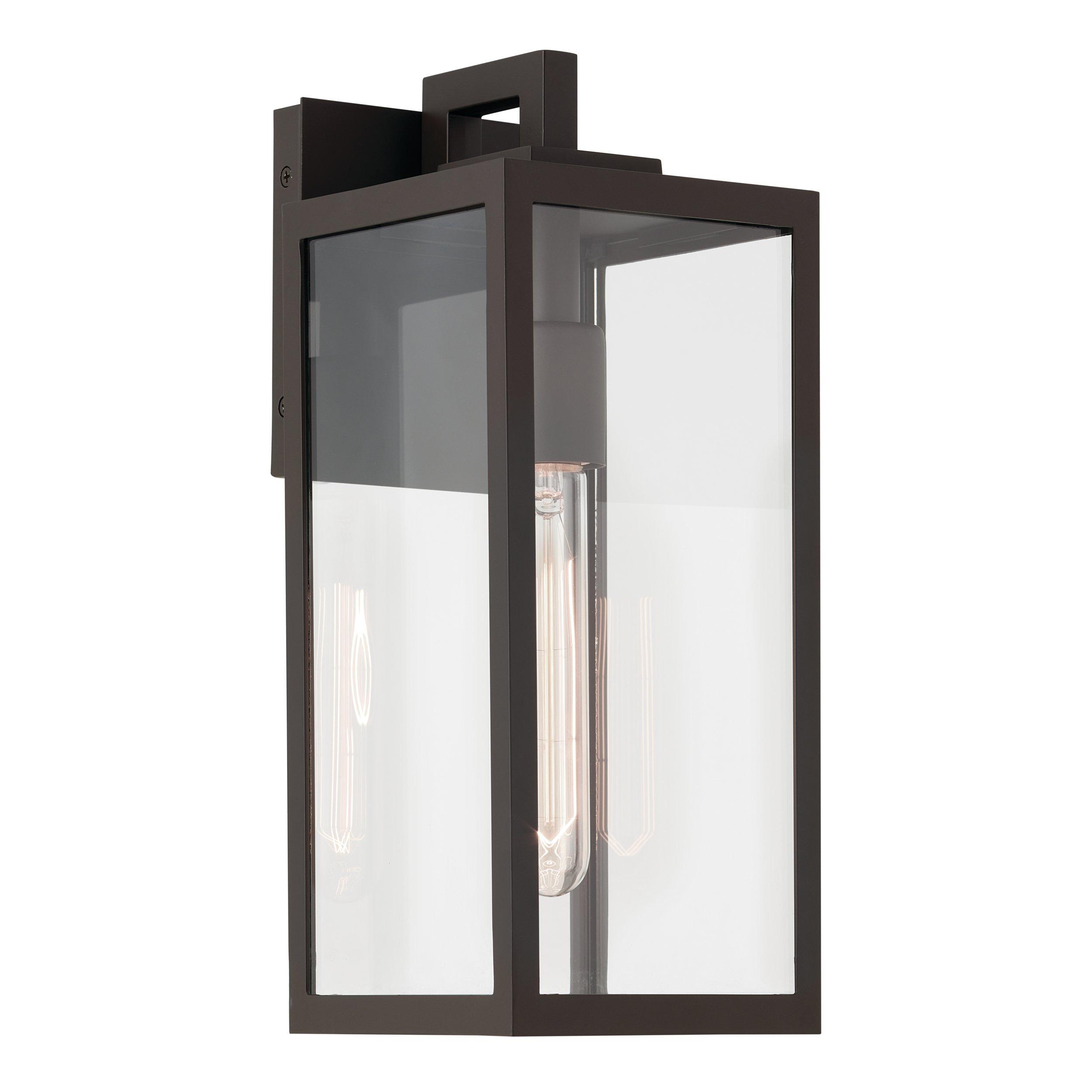 Branner 14 in. Brushed Bronze Outdoor Single Sconce