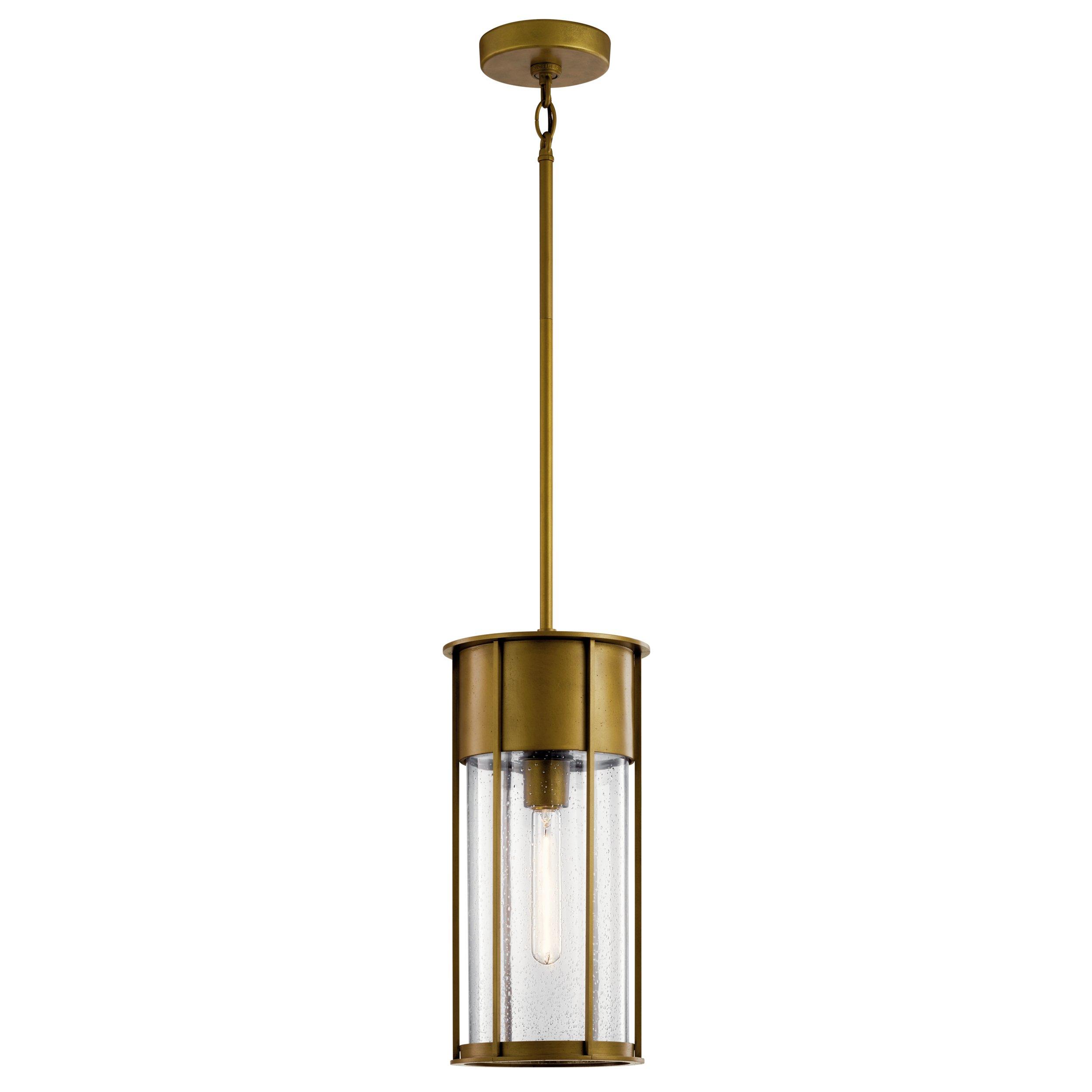 Camillo 18 in. Brushed Gold Outdoor Single Sconce