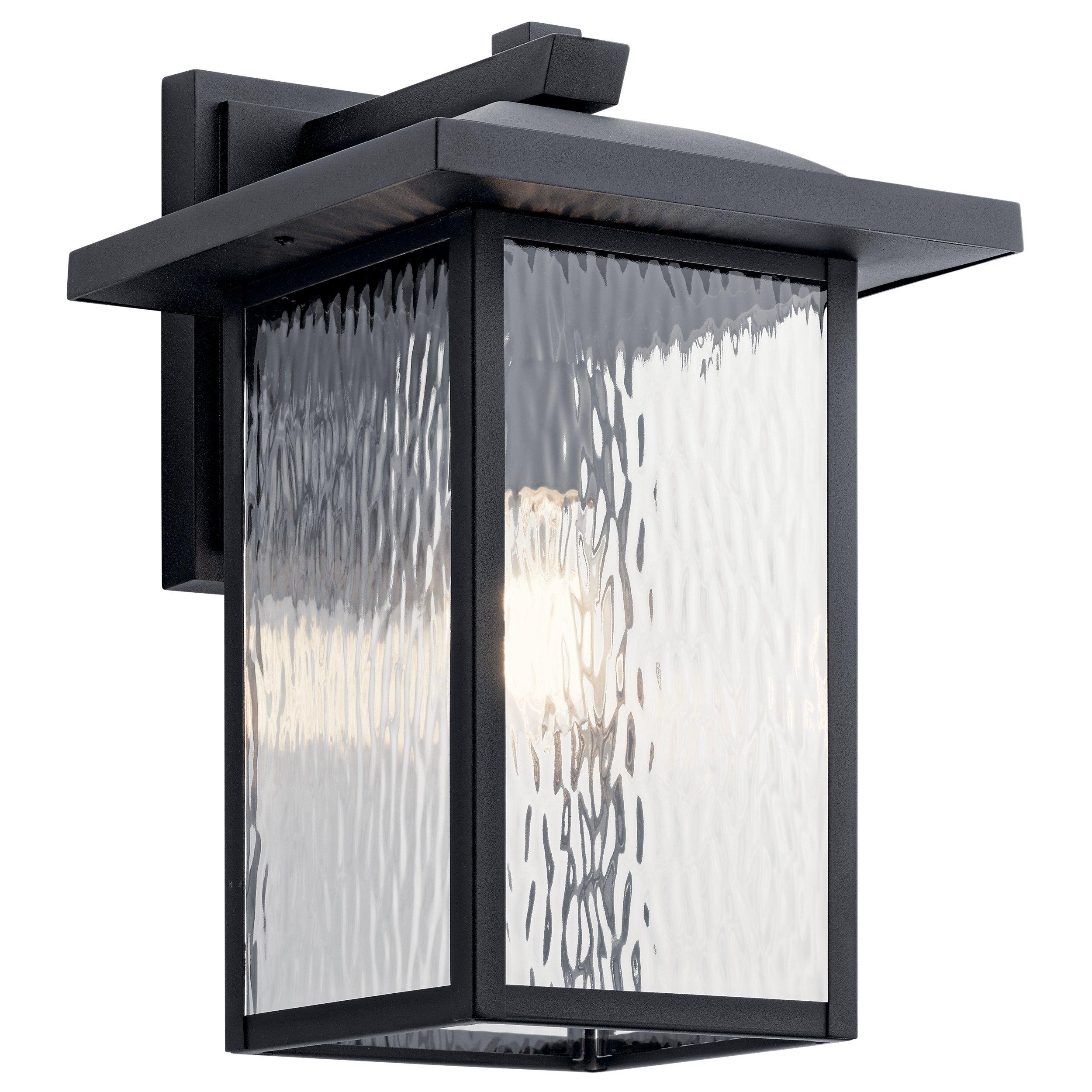 Capanna Textured Black Outdoor Single Sconce