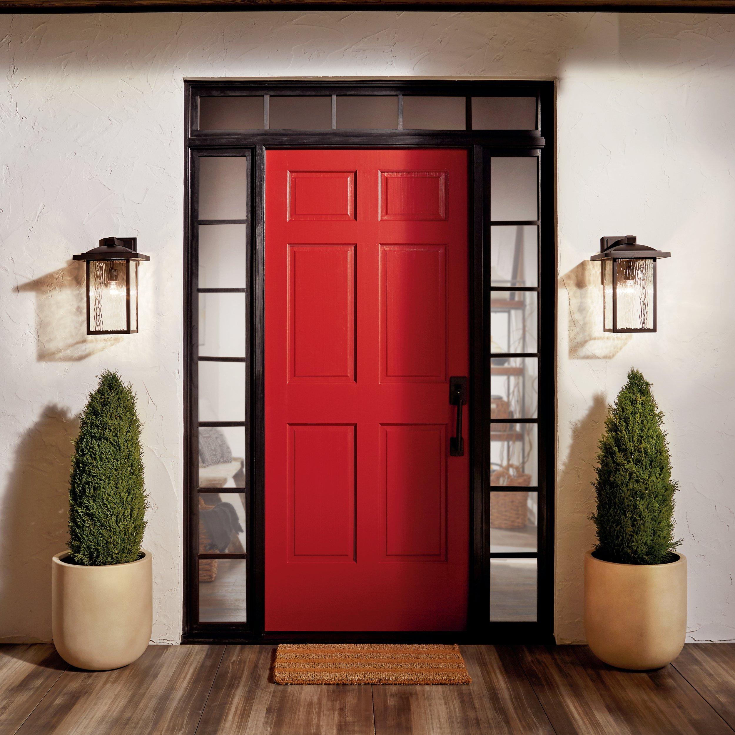 Capanna Brushed Bronze Outdoor Single Sconce