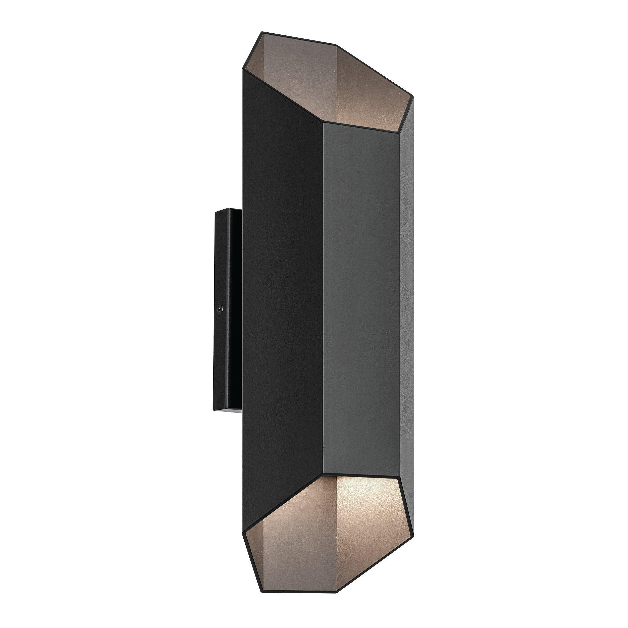 Estella Matte Black Outdoor Double Sconce