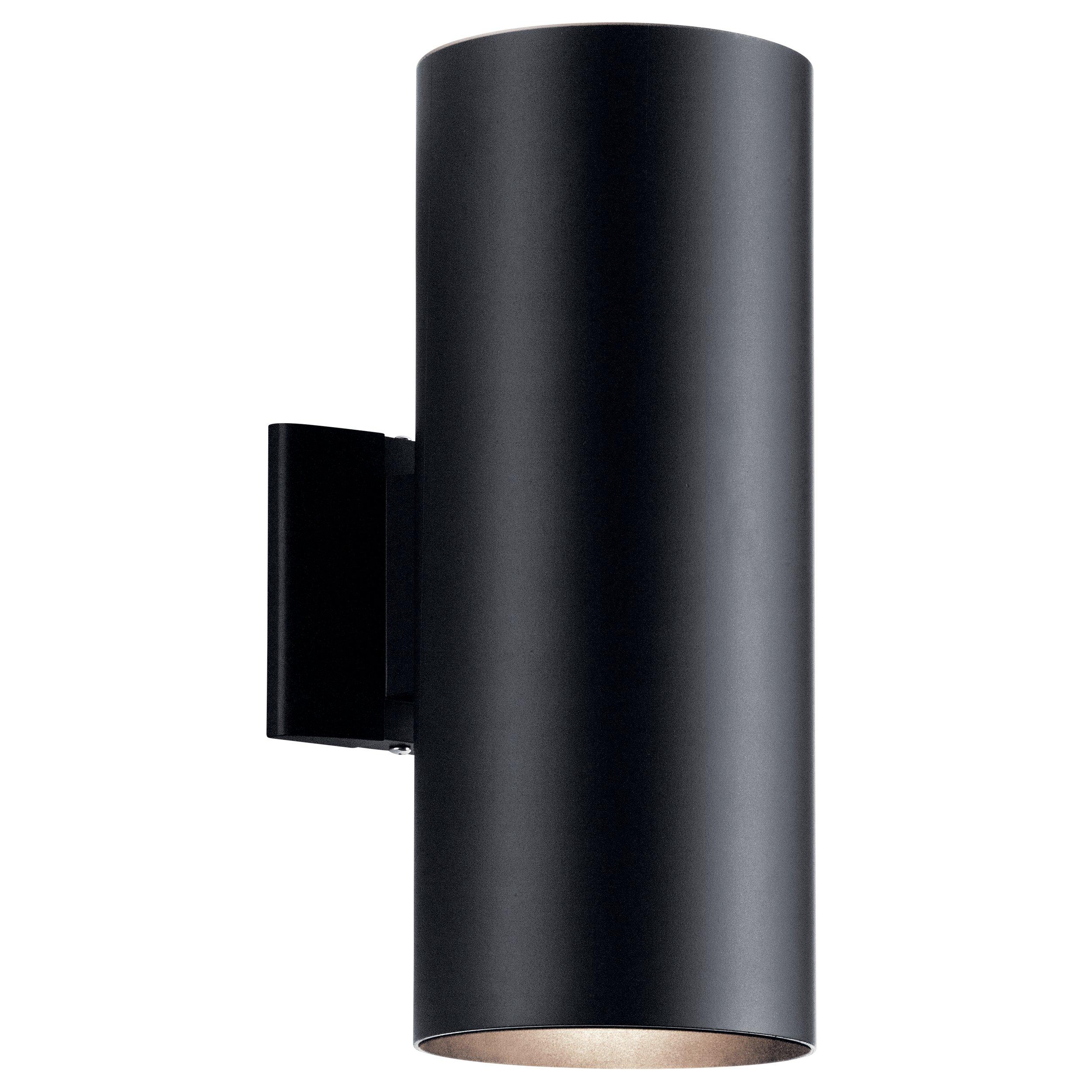 Independence Matte Black Outdoor Double Sconce