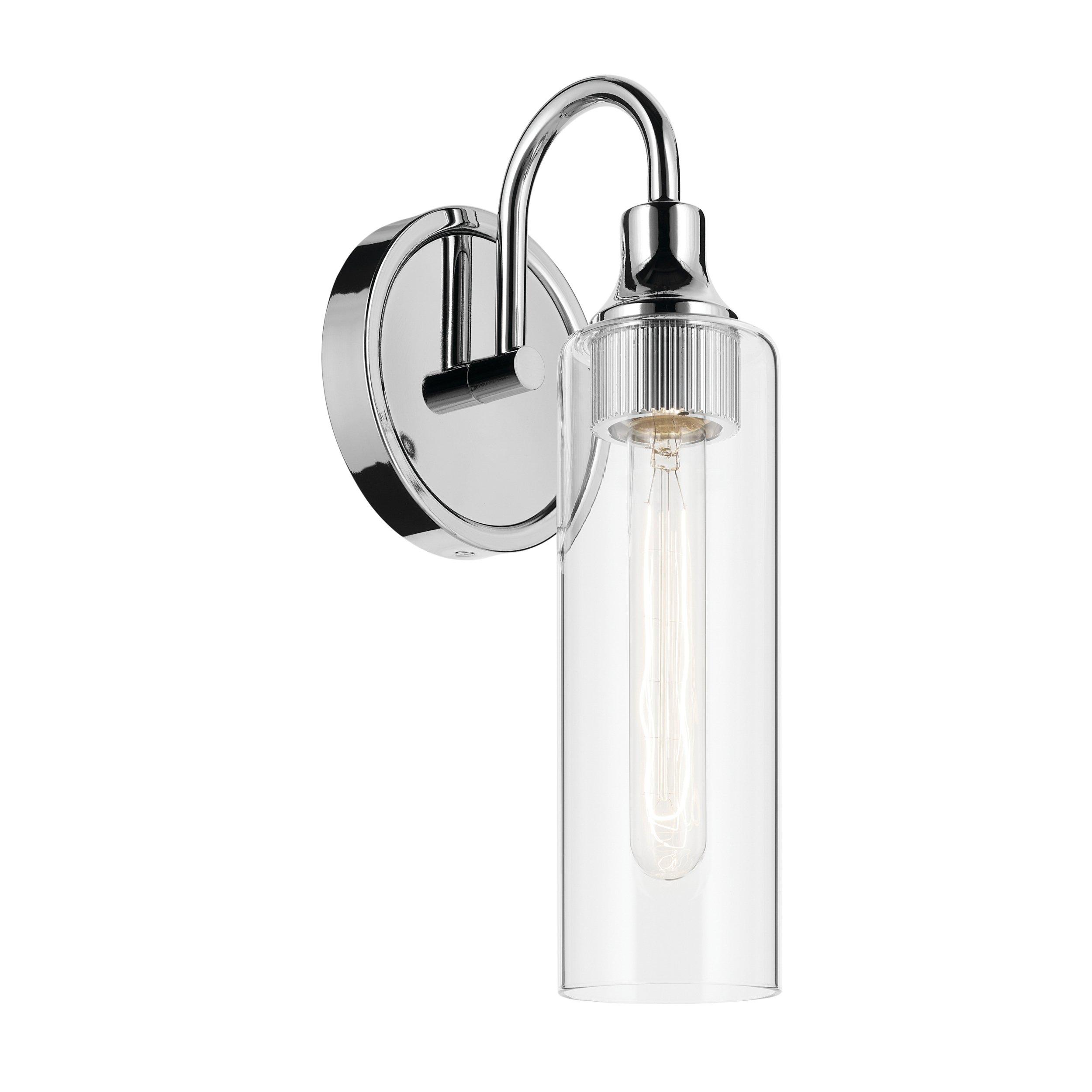 Kavi Polished Chrome Single Sconce