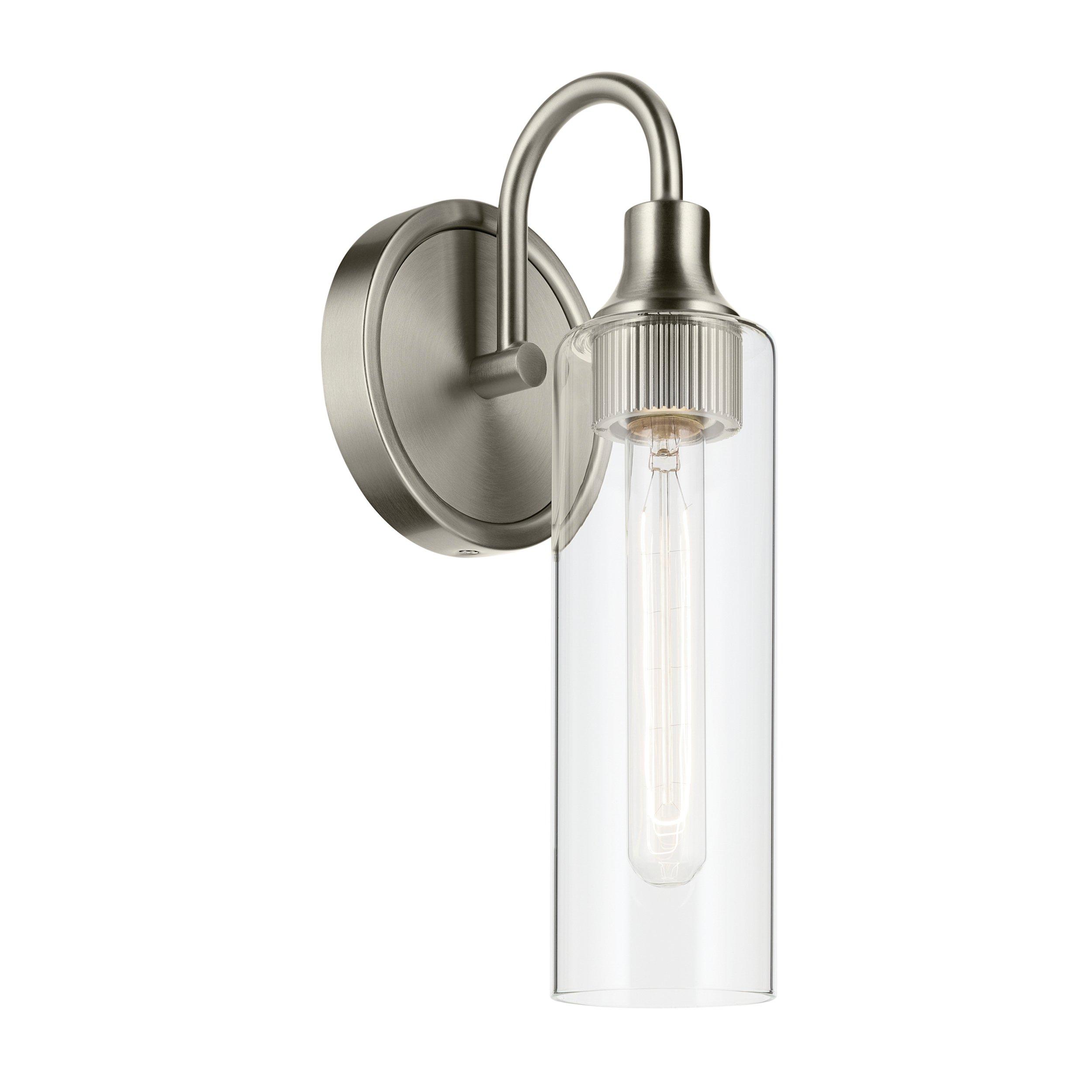 Kavi Brushed Nickel Single Sconce