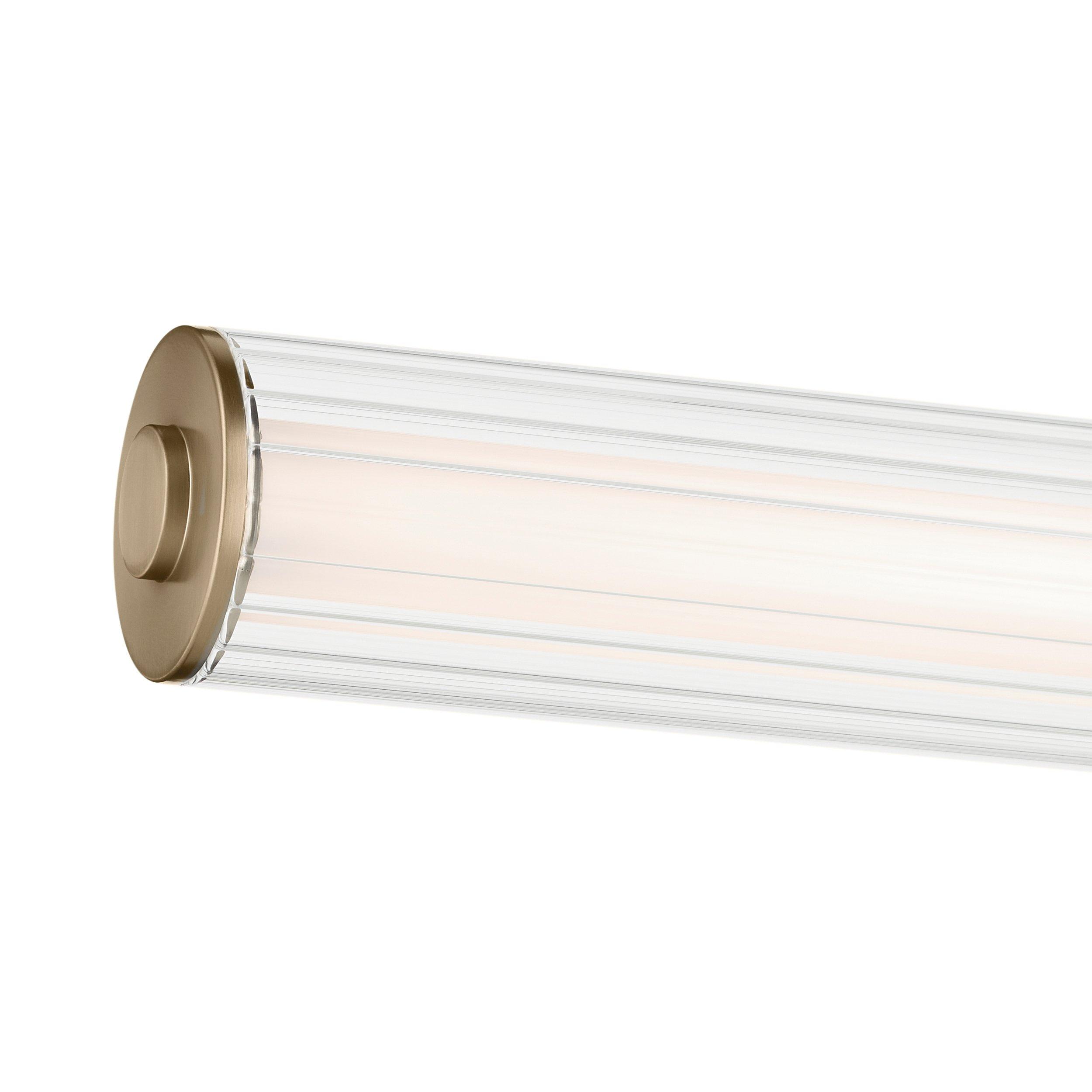 Laurene Brushed Gold LED Sconce