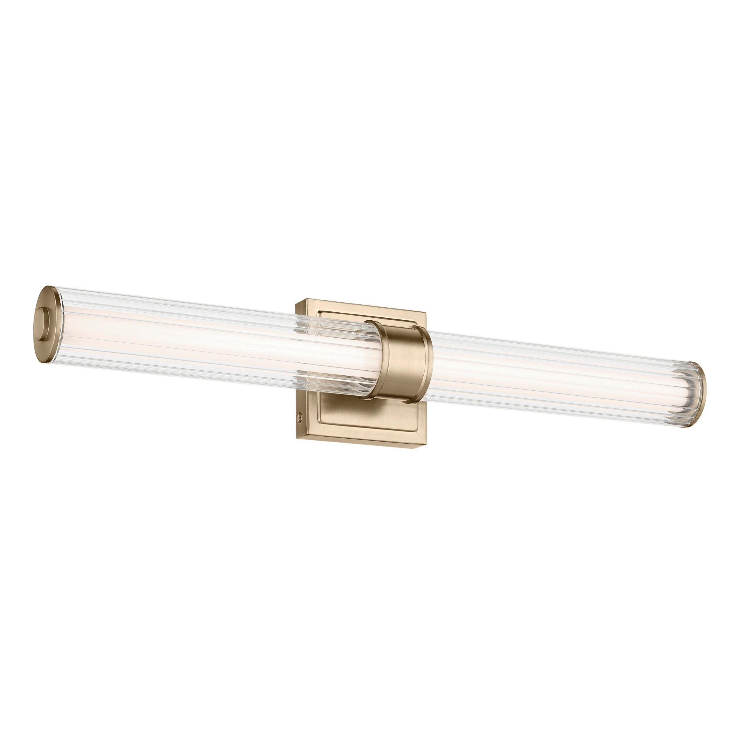Laurene Brushed Gold LED Sconce