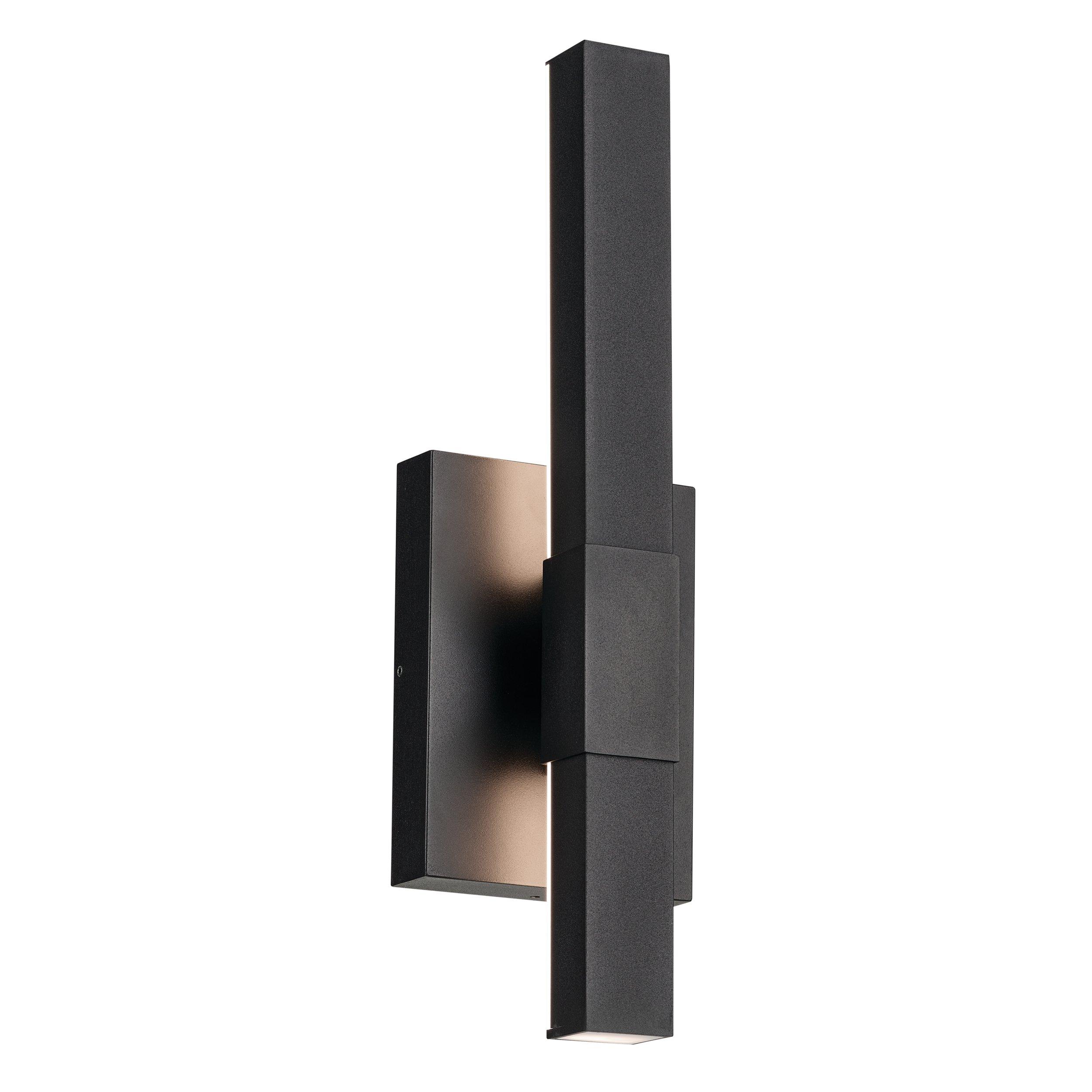 Nocar Textured Black Outdoor Single Sconce