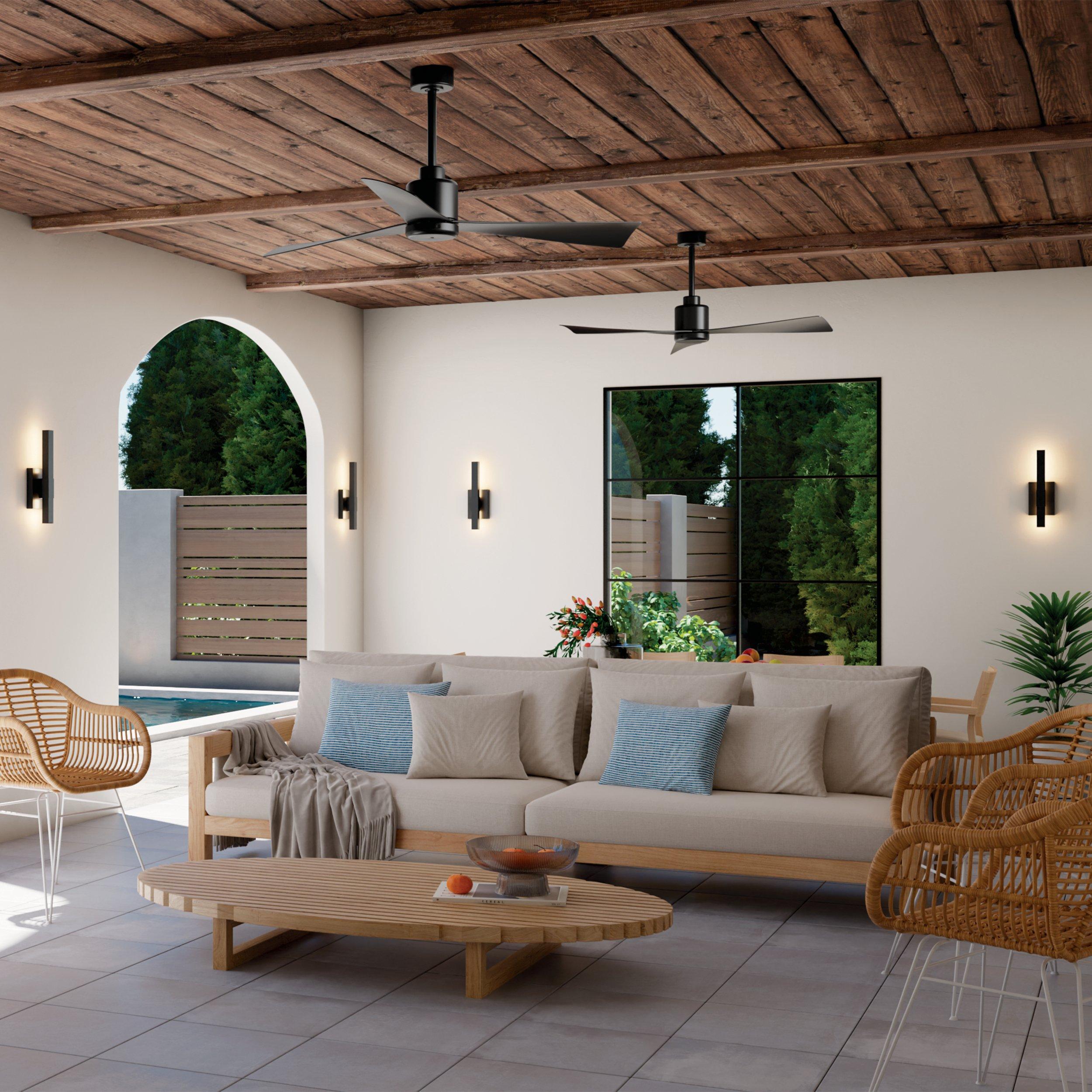 Nocar Textured Black Outdoor Single Sconce