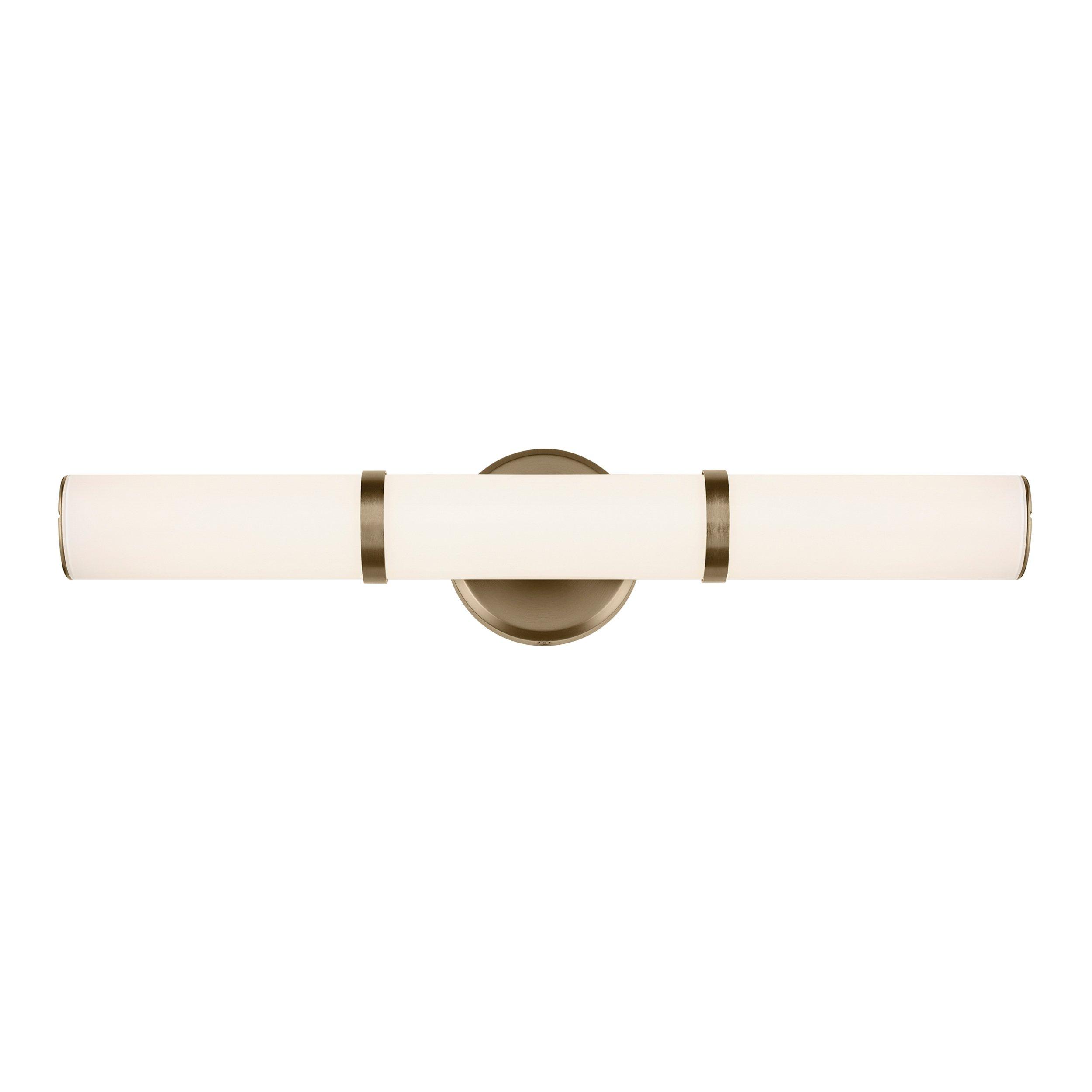 Rosh Brushed Gold LED Linear Sconce