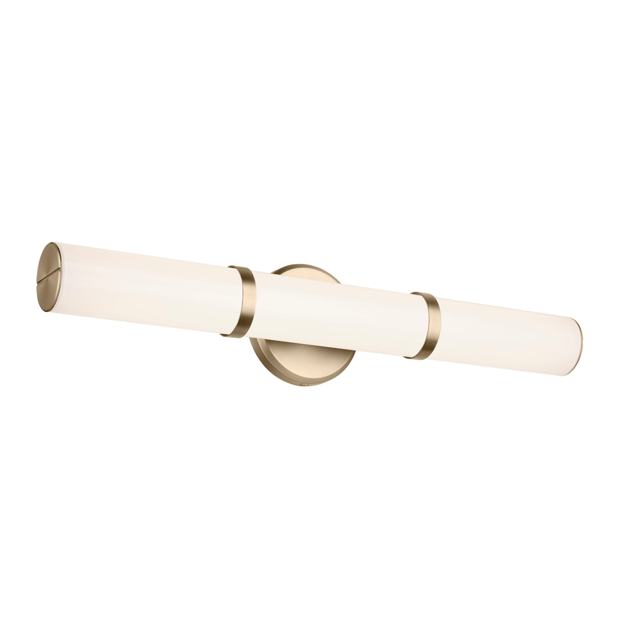 Rosh Brushed Gold LED Linear Sconce