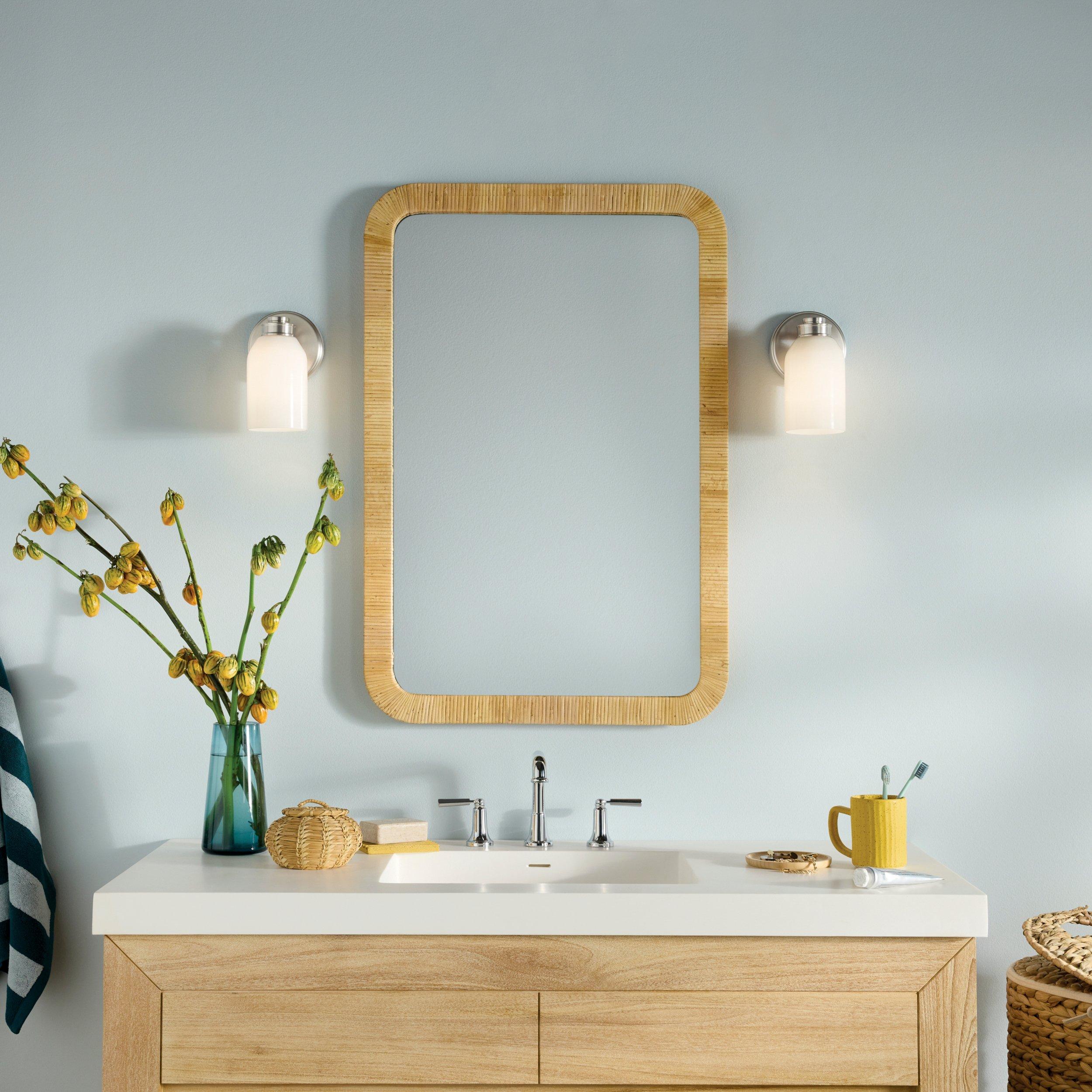 Shae Brushed Nickel Single Sconce