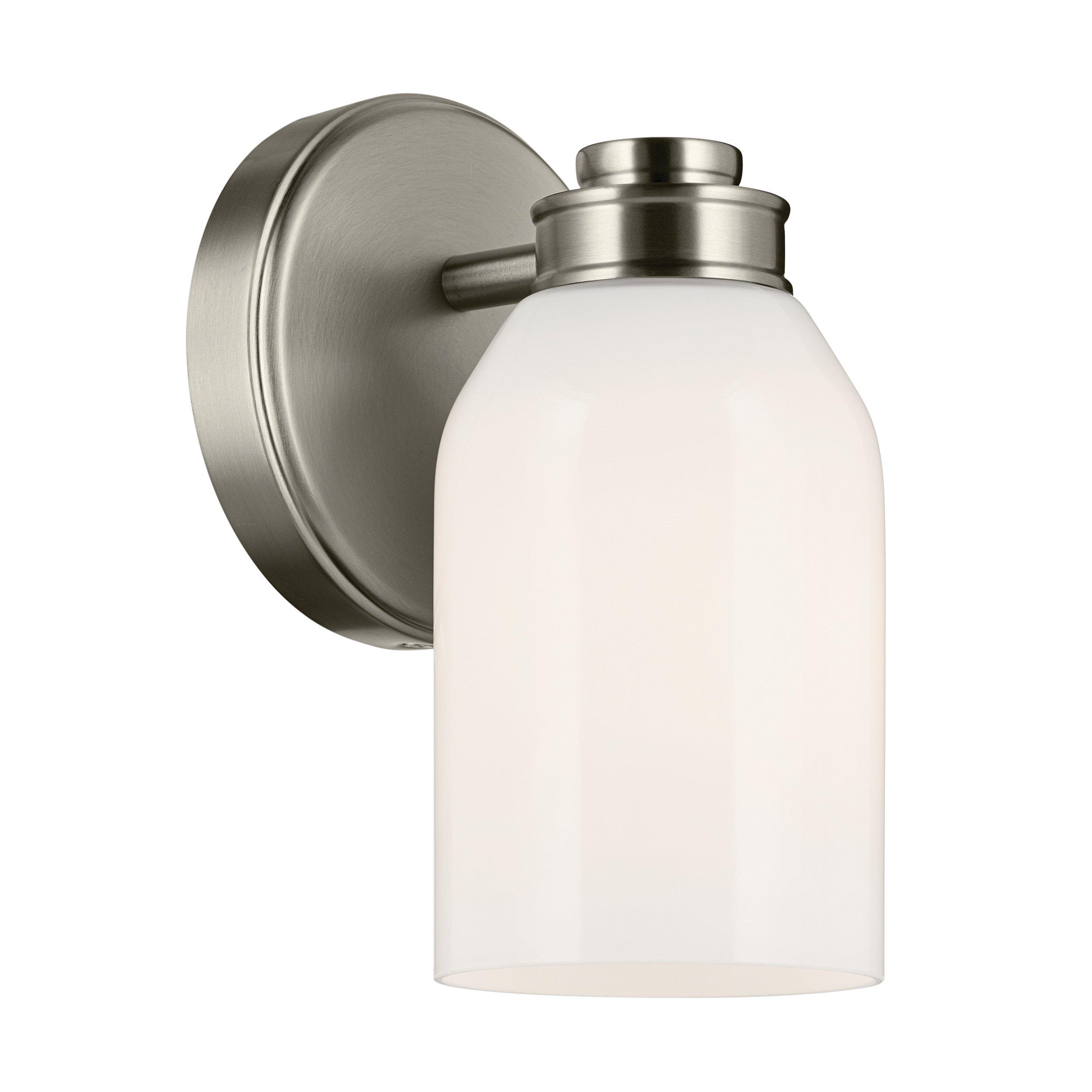 Shae Brushed Nickel Single Sconce