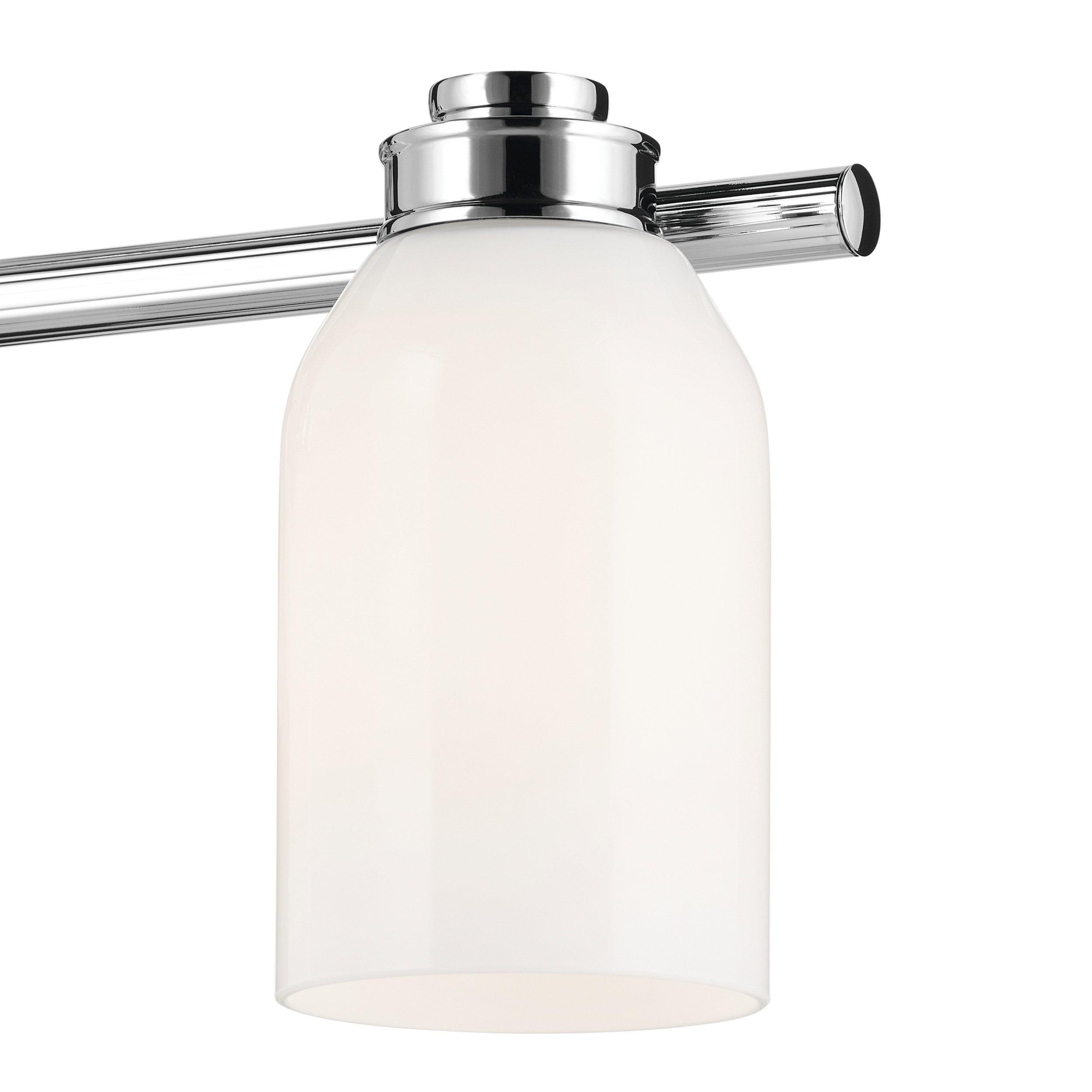 Shae Polished Chrome Triple Vanity Light