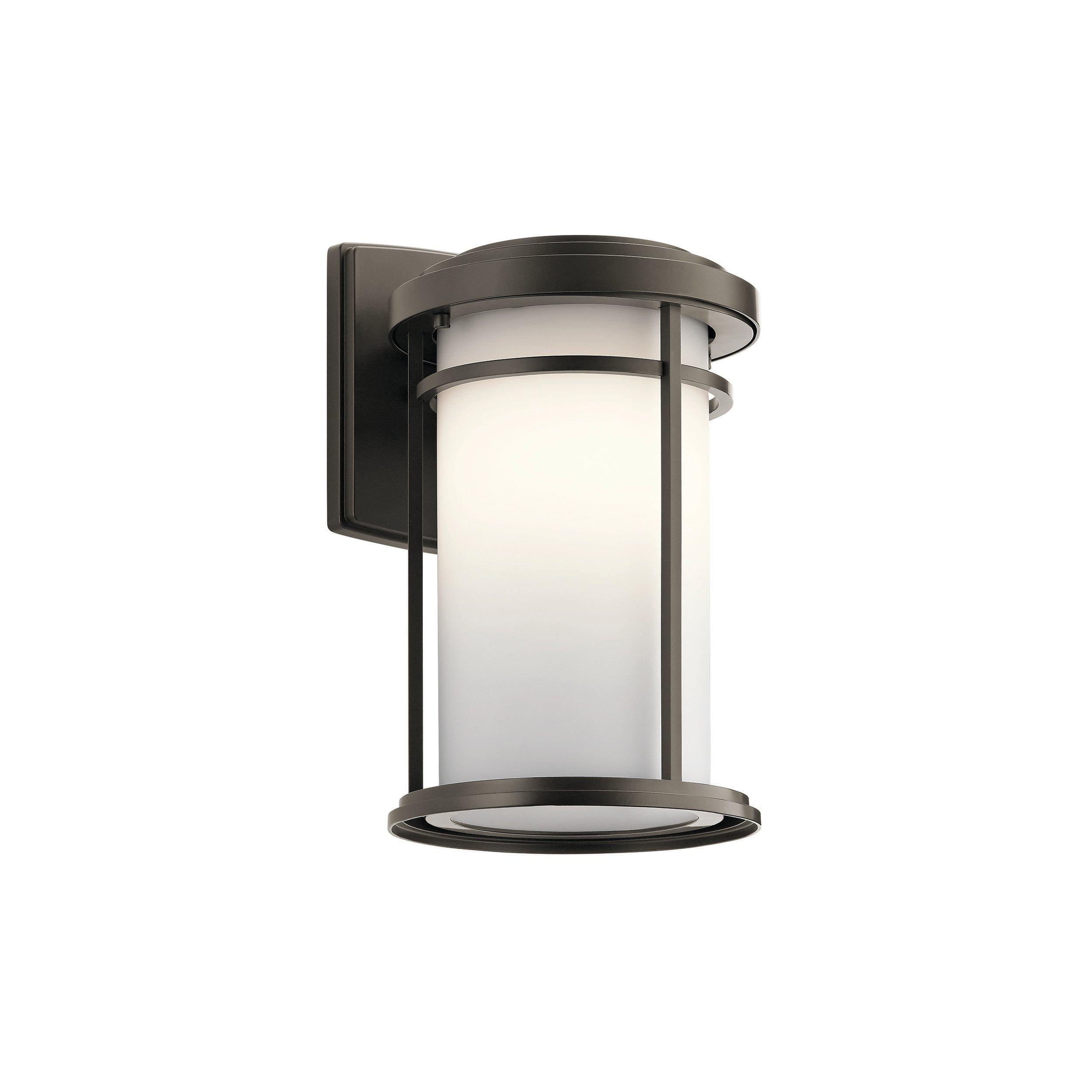 Toman 20 in. Brushed Bronze Outdoor Single Sconce