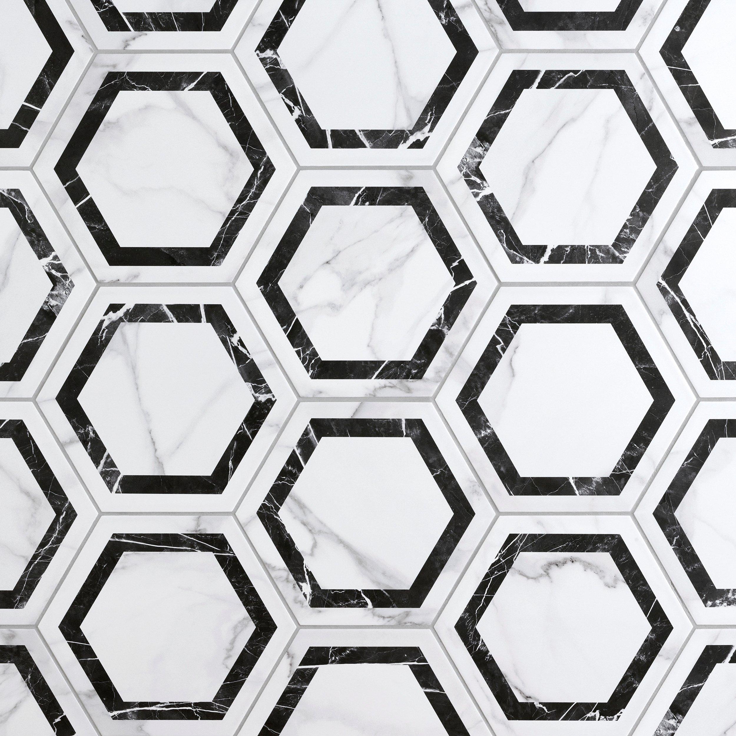 Arina Bianco Matte Porcelain Mosaic