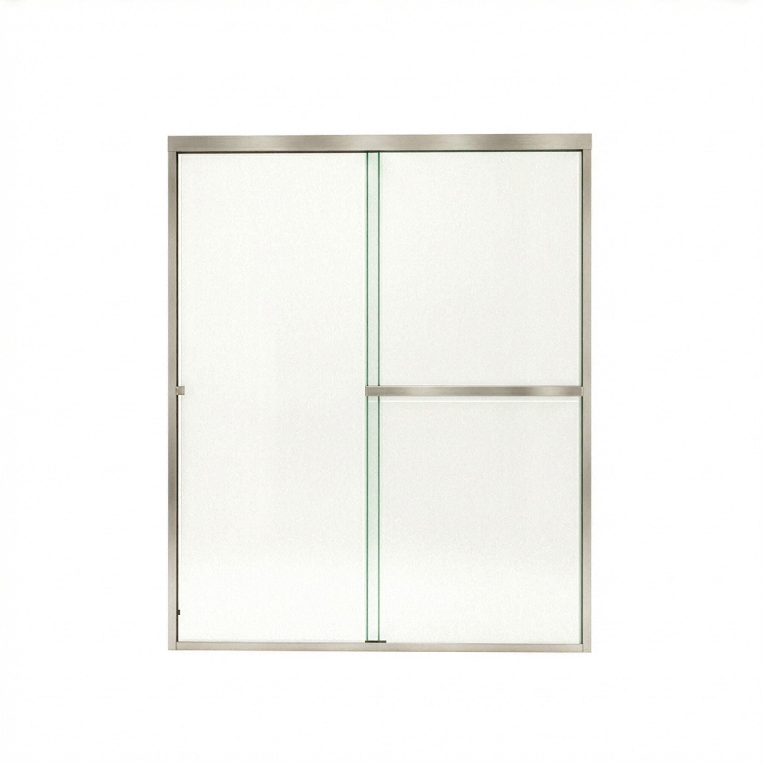 Dade Brushed Nickel Bypass Sliding Shower Door