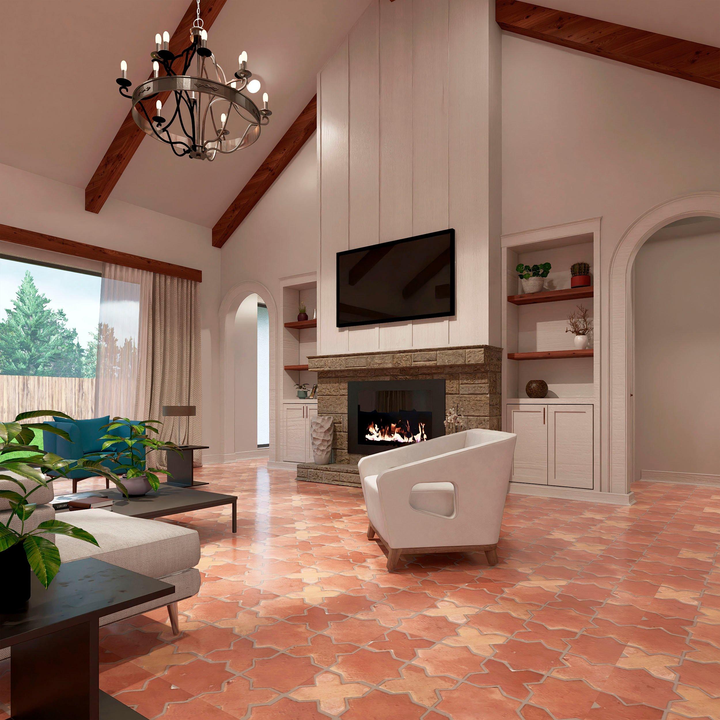 Cross Matte Saltillo Tile | Floor and Decor