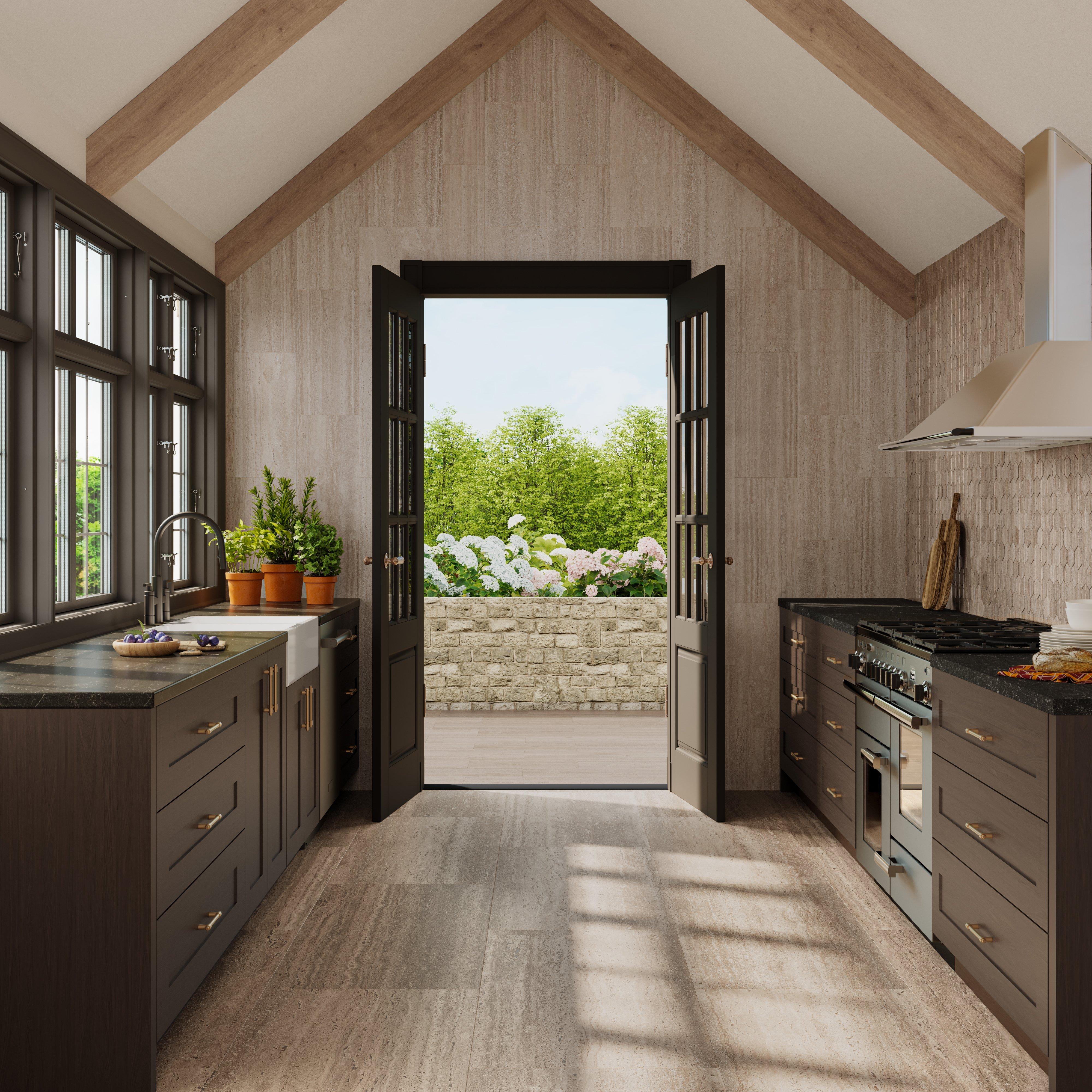 Sample - Carbo Brushed Quartz Custom Countertop