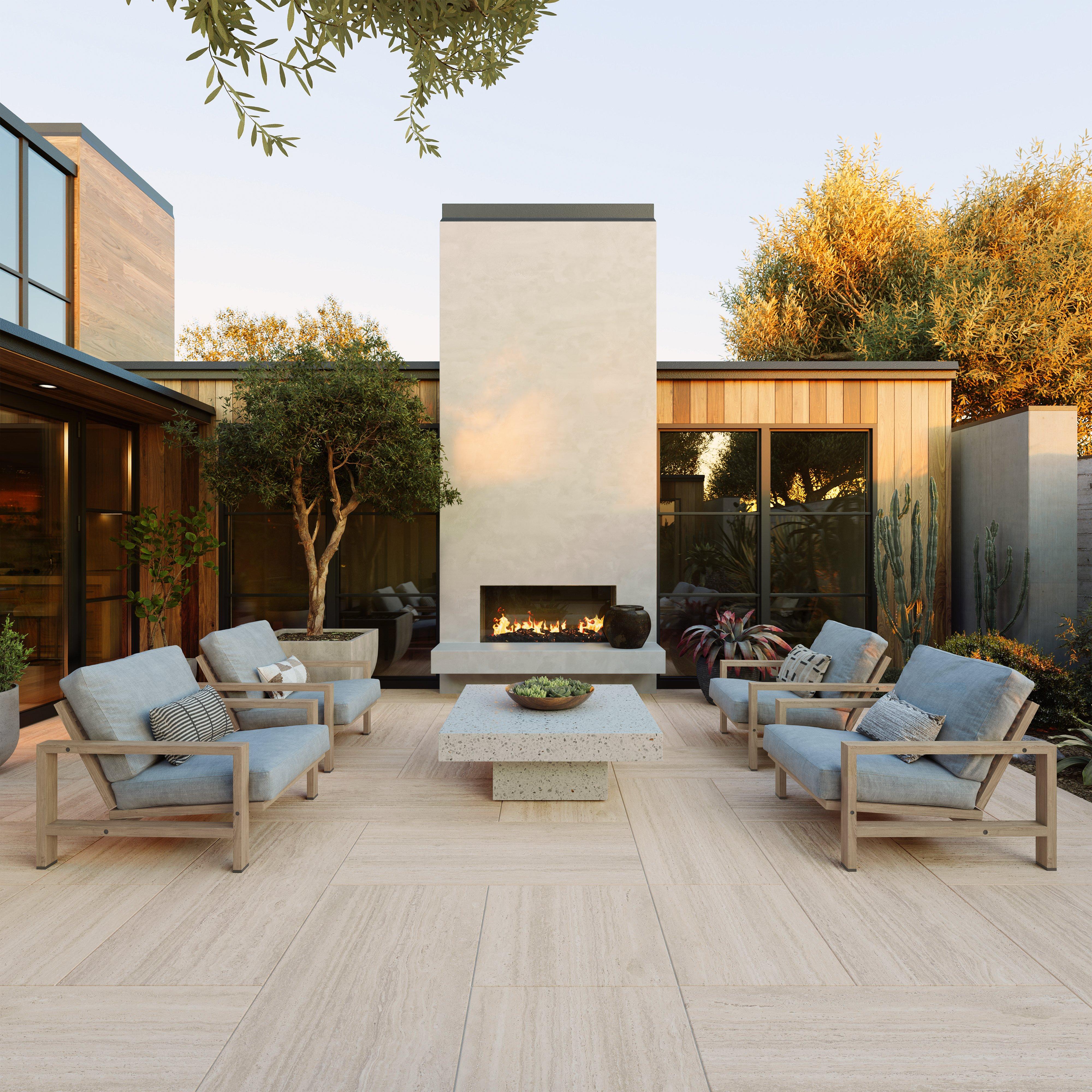 Riviera Oat Matte Porcelain Paver