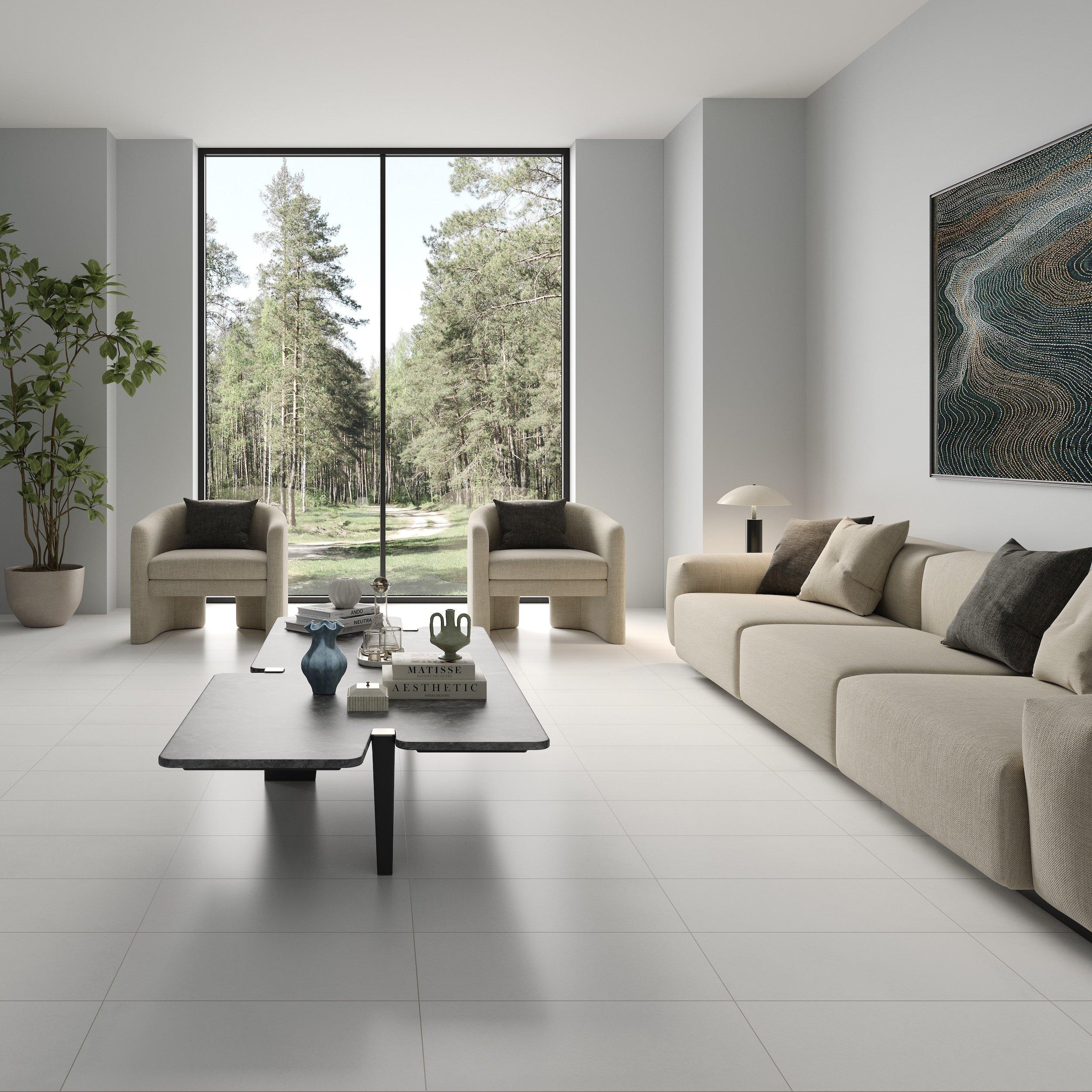 Luxe Frost Matte Porcelain Tile