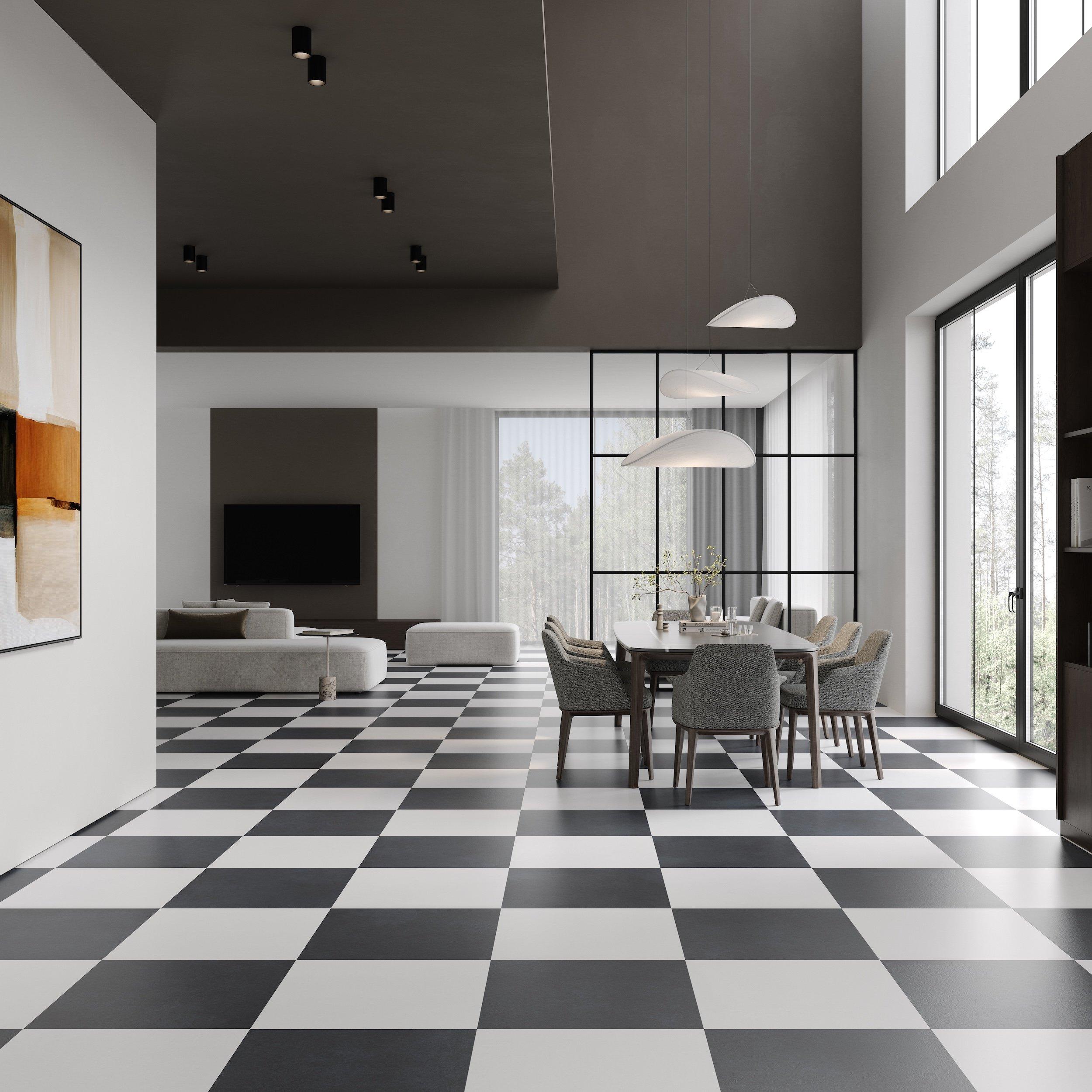 Luxe Night Matte Porcelain Tile